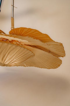 Rare "Hana I" pendant lamp by Ingo Maurer for Design M, Germany 1974