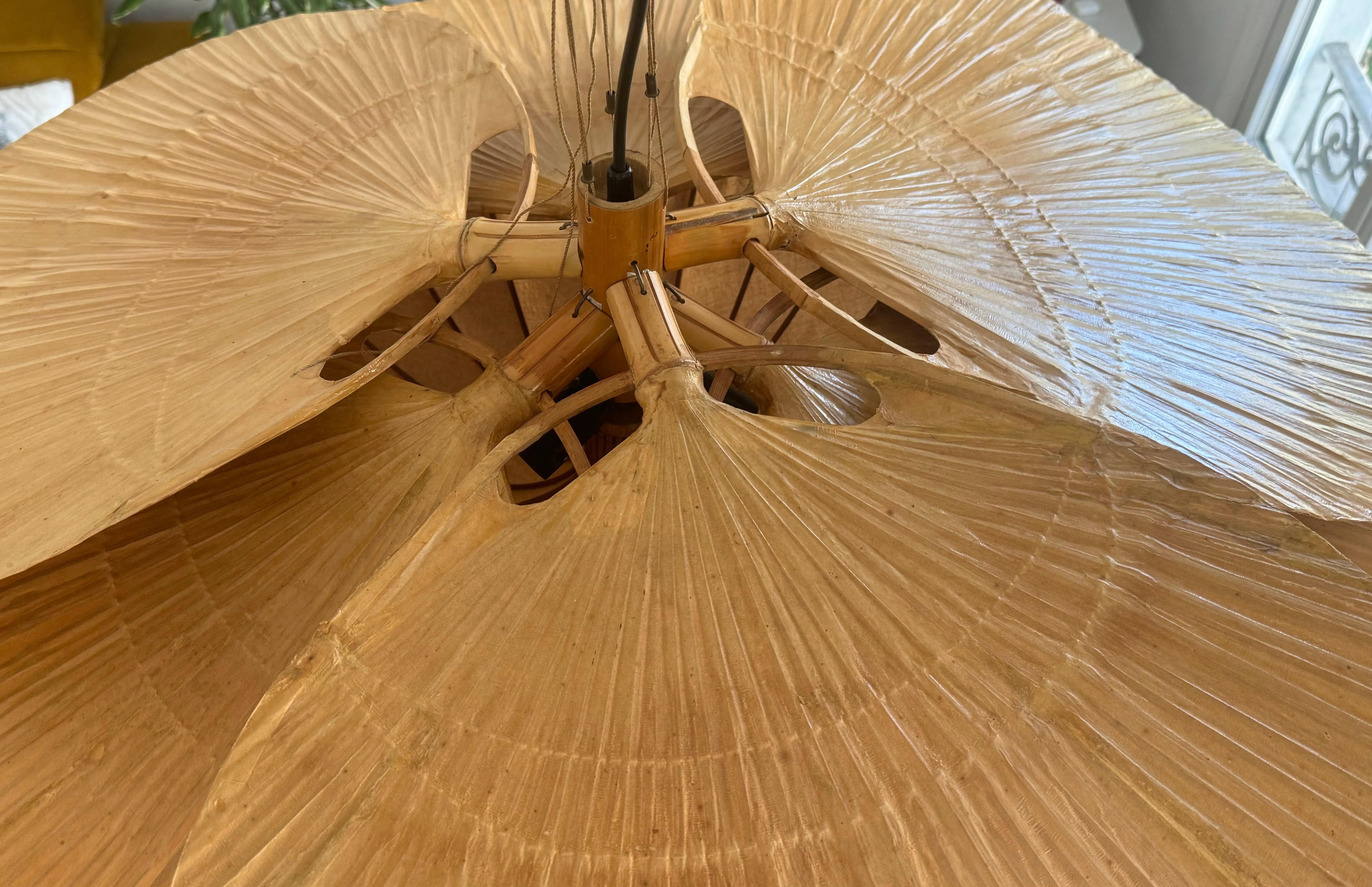 Rara lampada a sospensione Uchiwa 