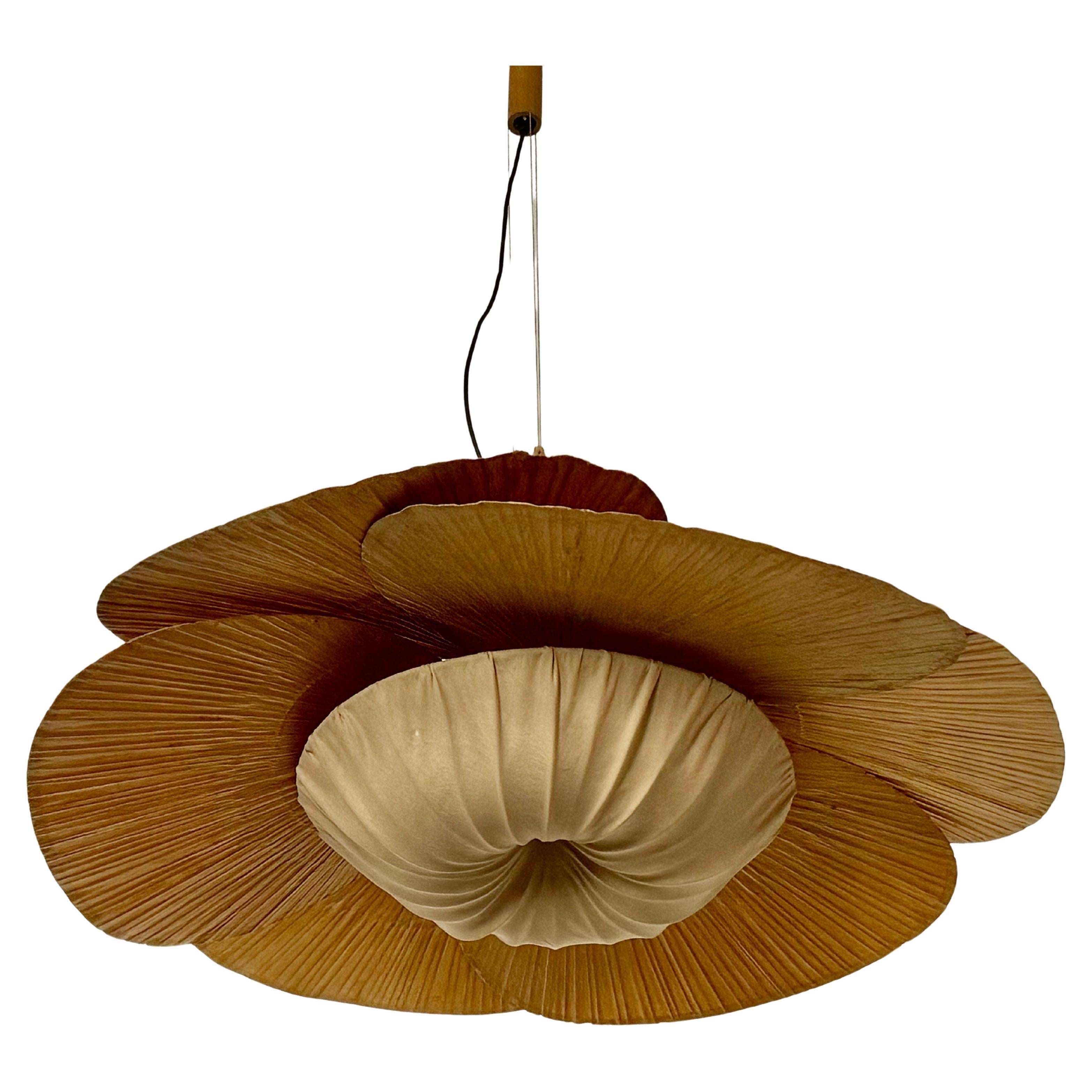Seltene Uchiwa-Pendelleuchte „Hana I“ von Ingo Maurer für Design M, 1970er Jahre, NEUER Preis