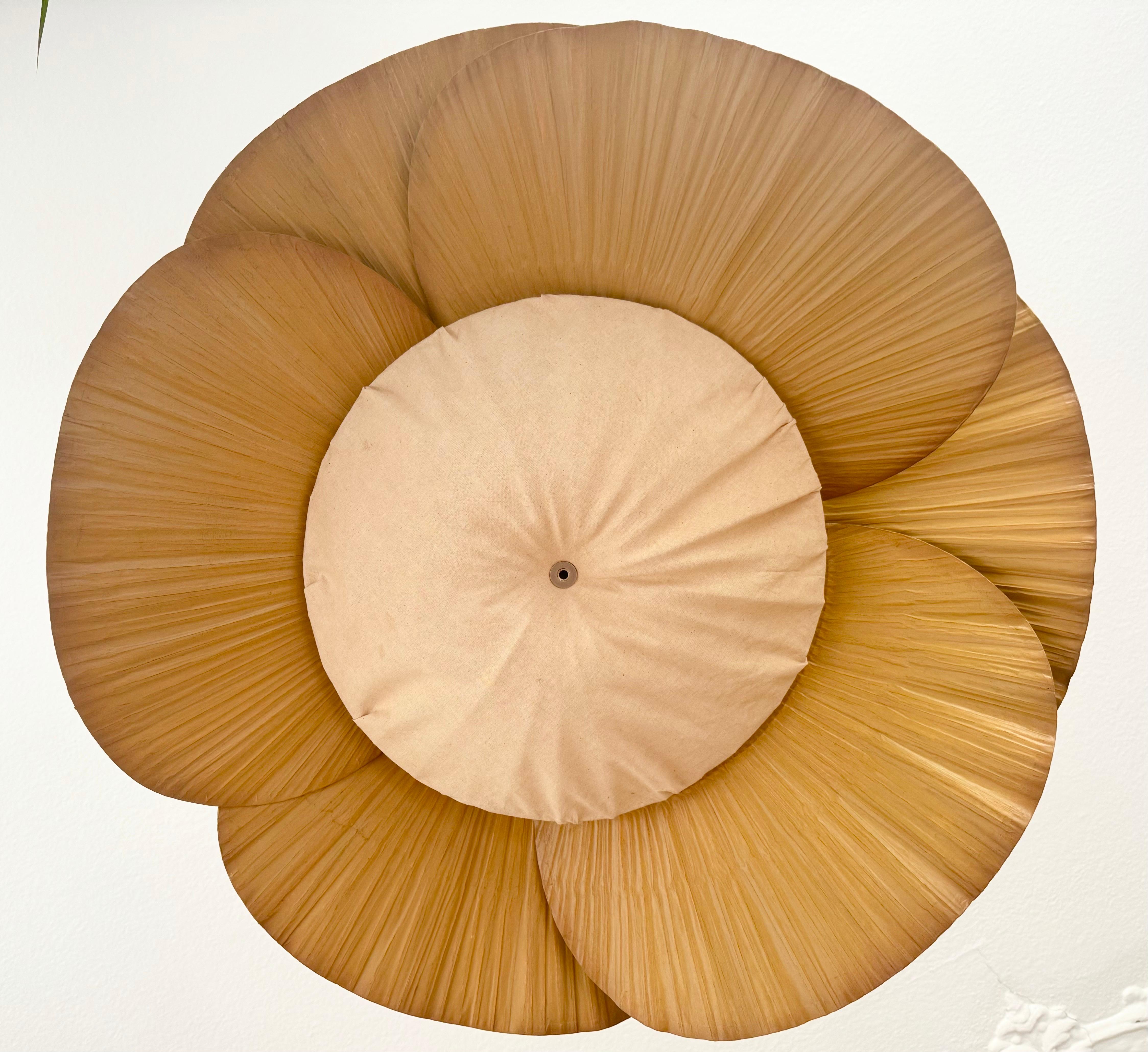Japonisme Rare suspension Uchiwa Halo II d'Ingo Maurer pour Design M, 1970 en vente
