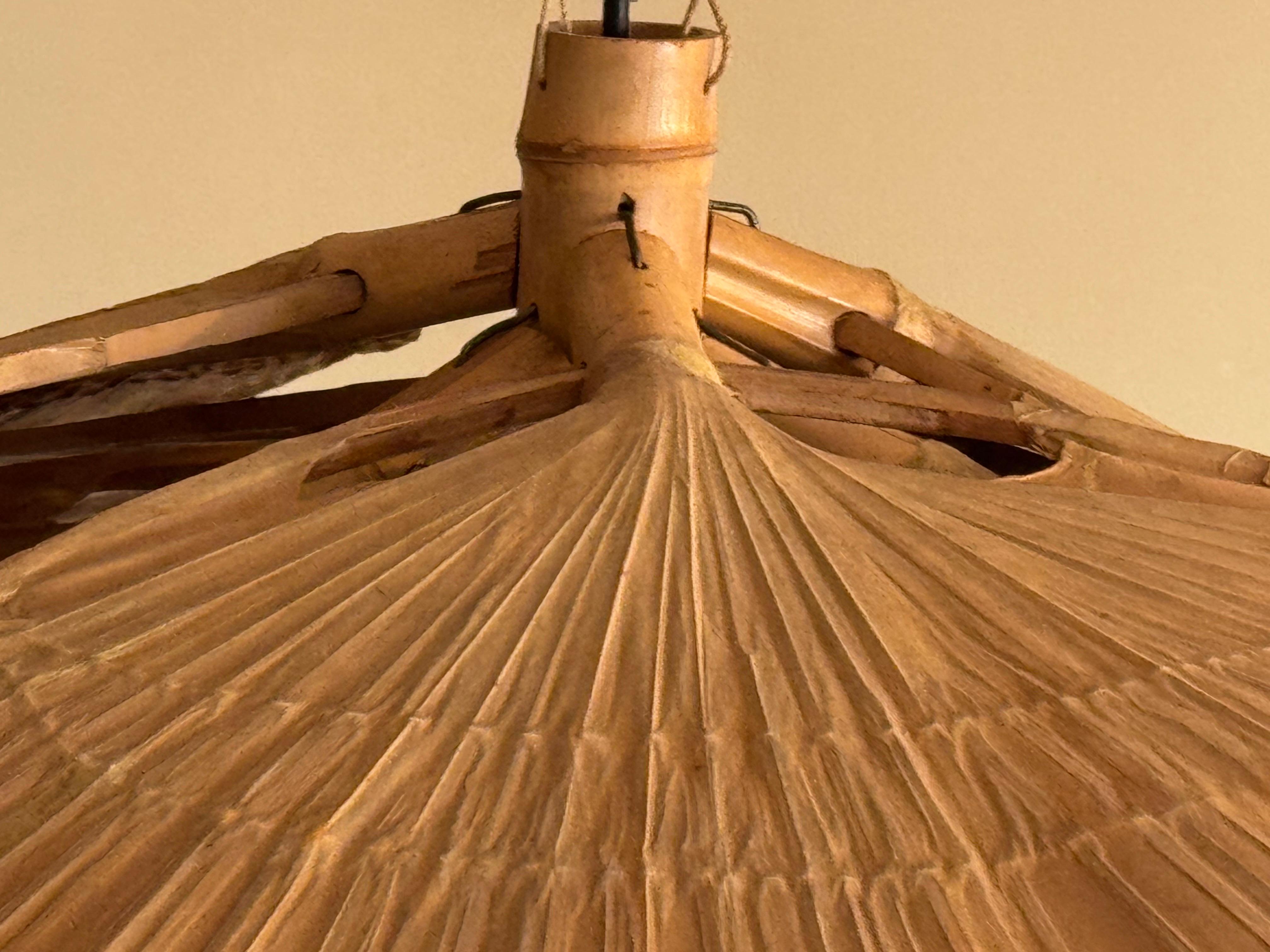 Laqué Rare suspension Uchiwa Halo II d'Ingo Maurer pour Design M, 1970 en vente