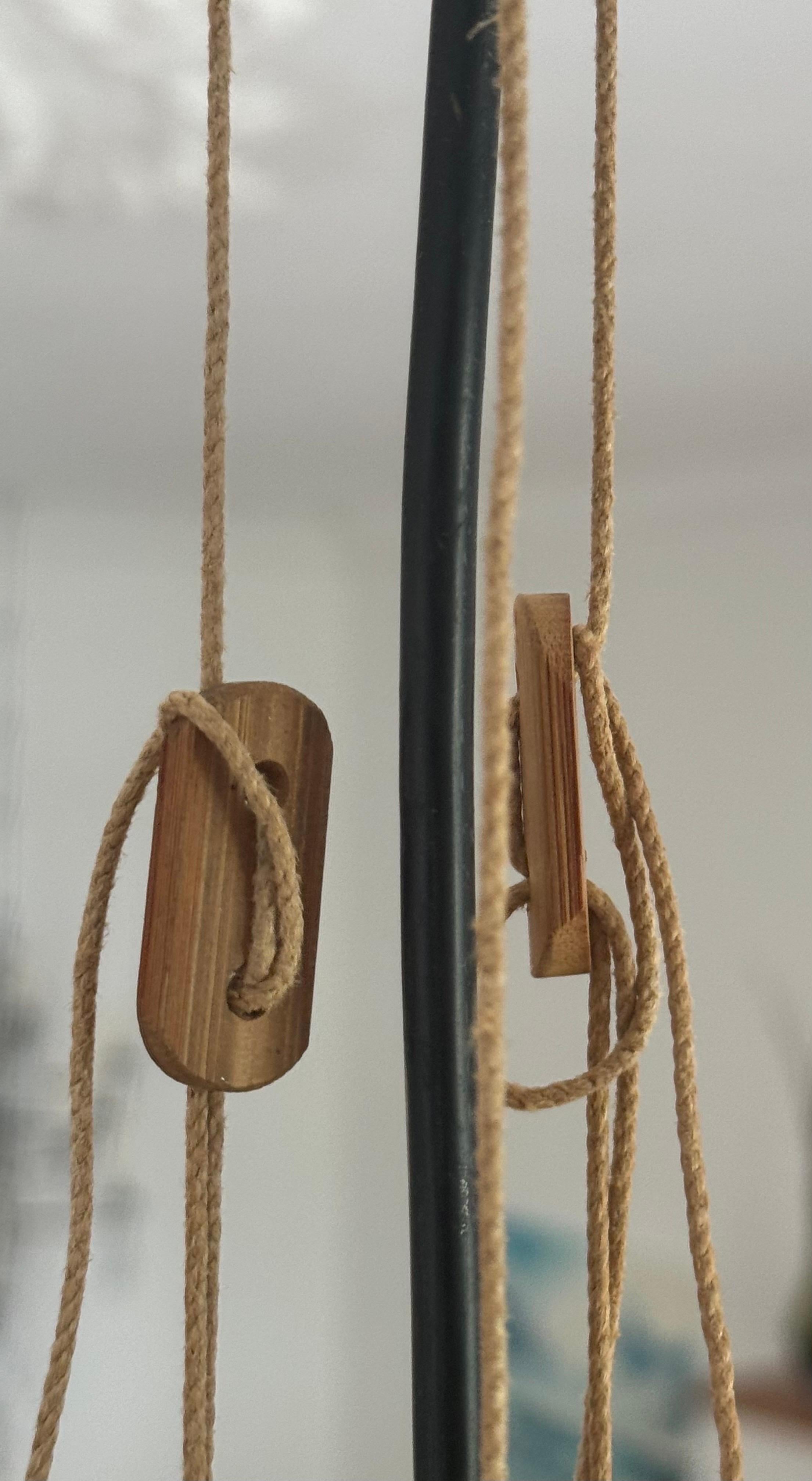 Rare suspension Uchiwa Halo II d'Ingo Maurer pour Design M, 1970 en vente 1