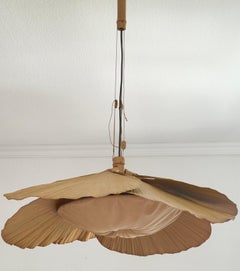 Seltene Uchiwa-Pendelleuchte „Hana II“ von Ingo Maurer für Design M, 1970er Jahre