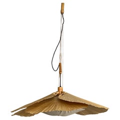Seltene Uchiwa-Pendelleuchte „Hana II“ von Ingo Maurer für Design M, 1970er Jahre