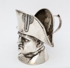Rare Hanau Continental Silver '.800' Napoleon form Creamm or Milk Jug