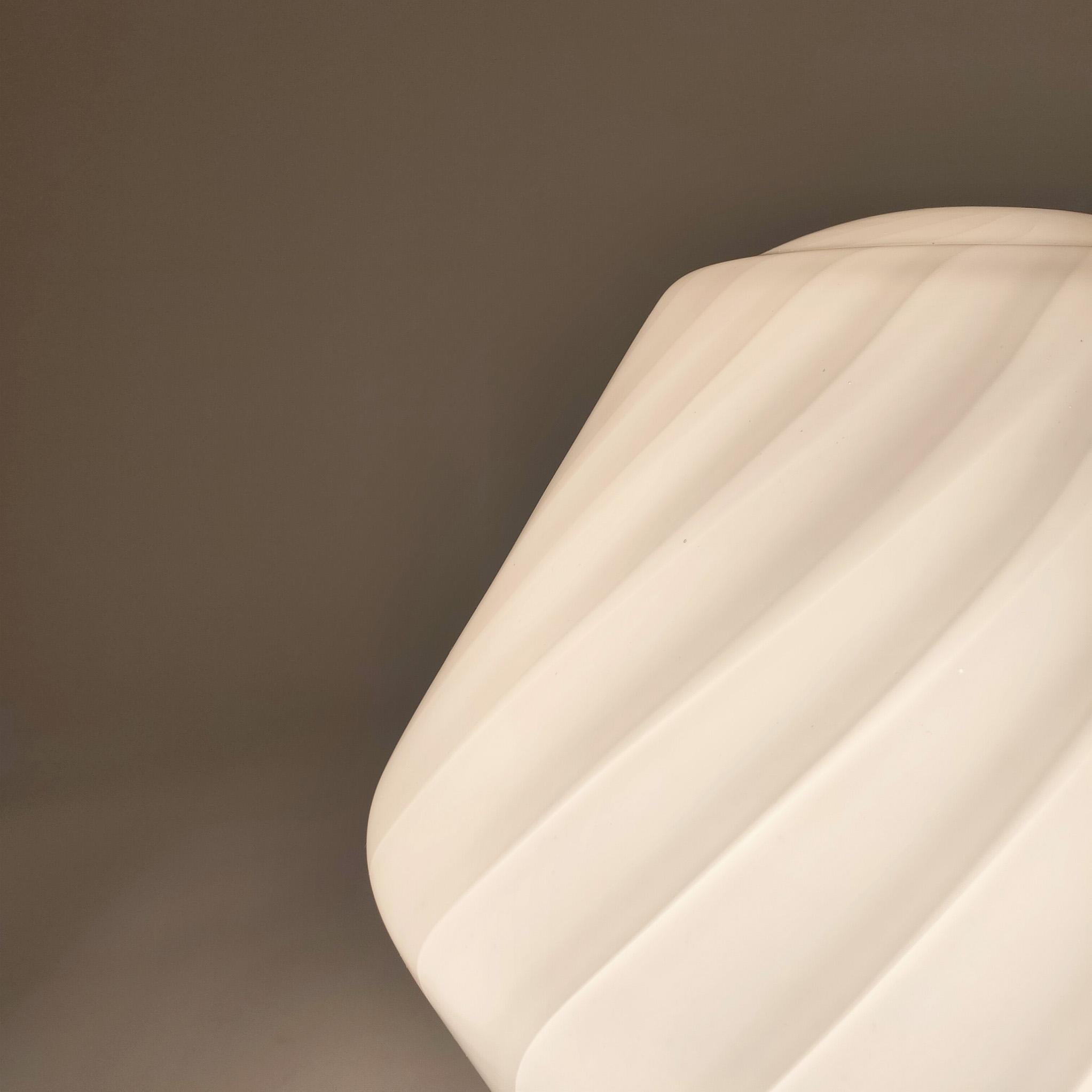 Rare hand-blown murano glass table lamps by F. Fabbian, Italy, 1970s For Sale 1