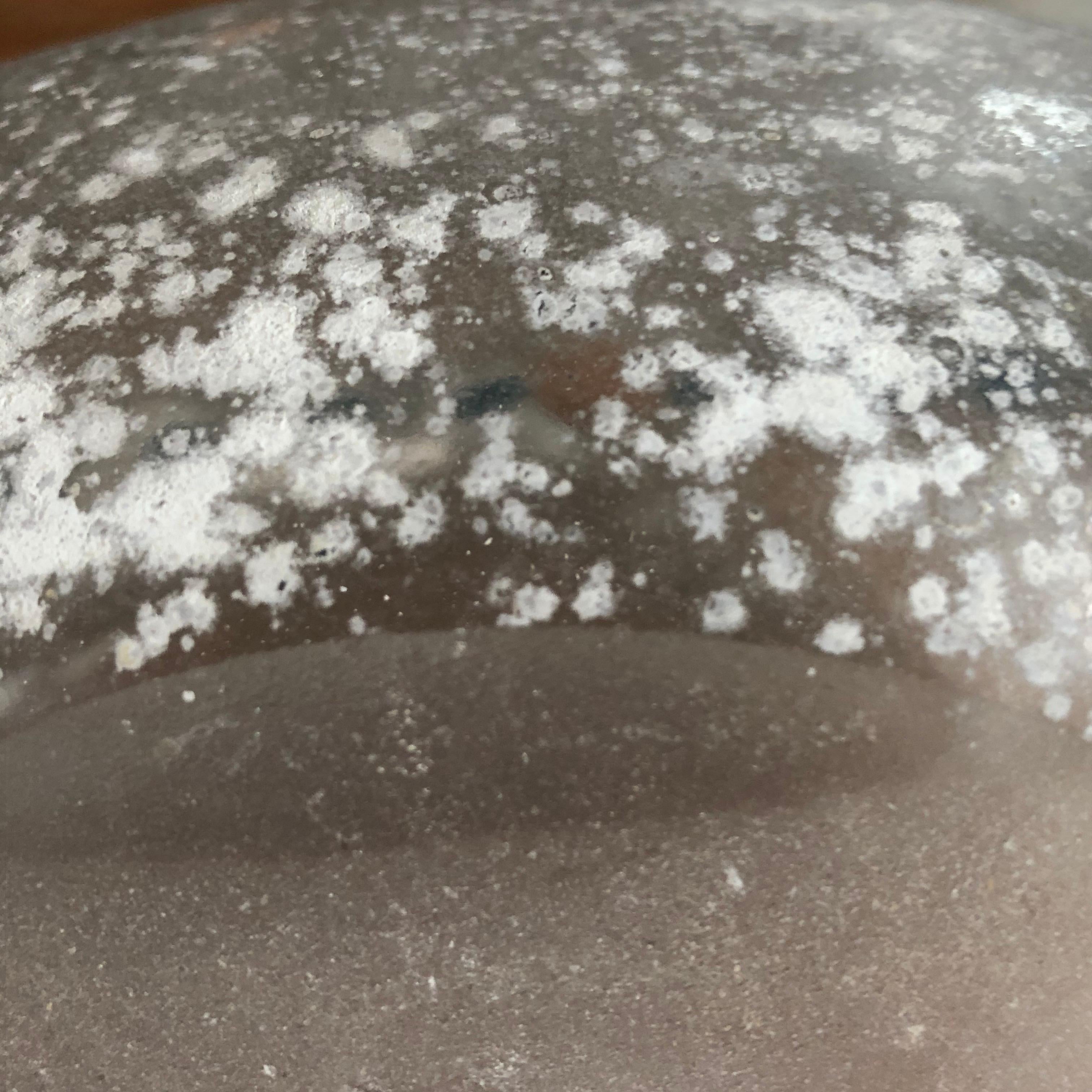 Rare vase en verre Scavo soufflé à la main par Seguso, 