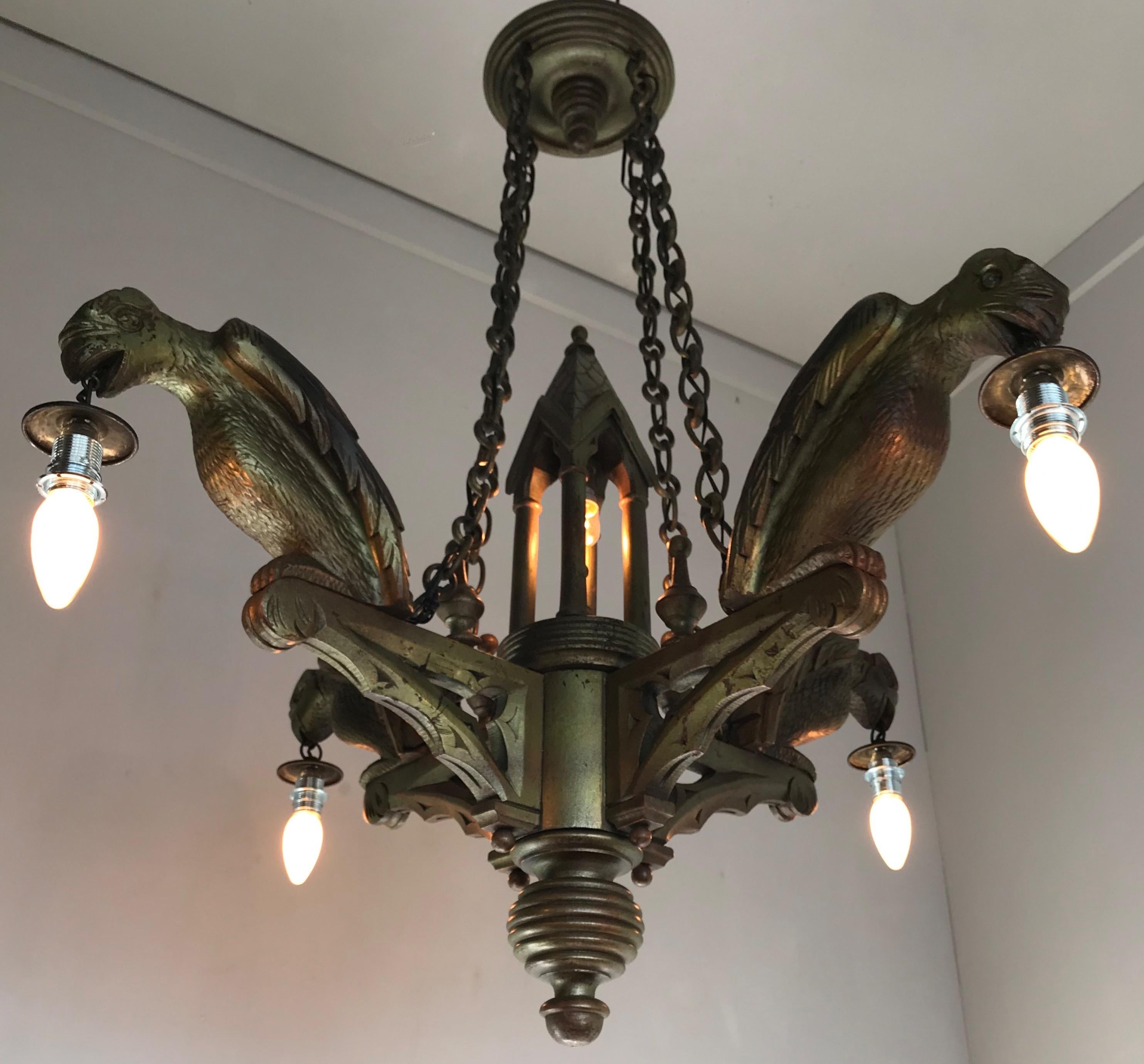 gargoyle chandelier