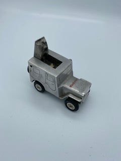 Rare briquet de table Willys Jeep Ges-Gesch usiné à la main, Allemagne de l'Ouest par Baier
