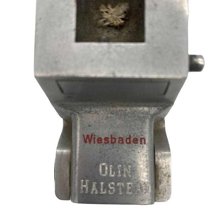 Aluminum Rare Hand Machined Willys Jeep Ges-Gesch Table Lighter, West Germany by by Baier For Sale