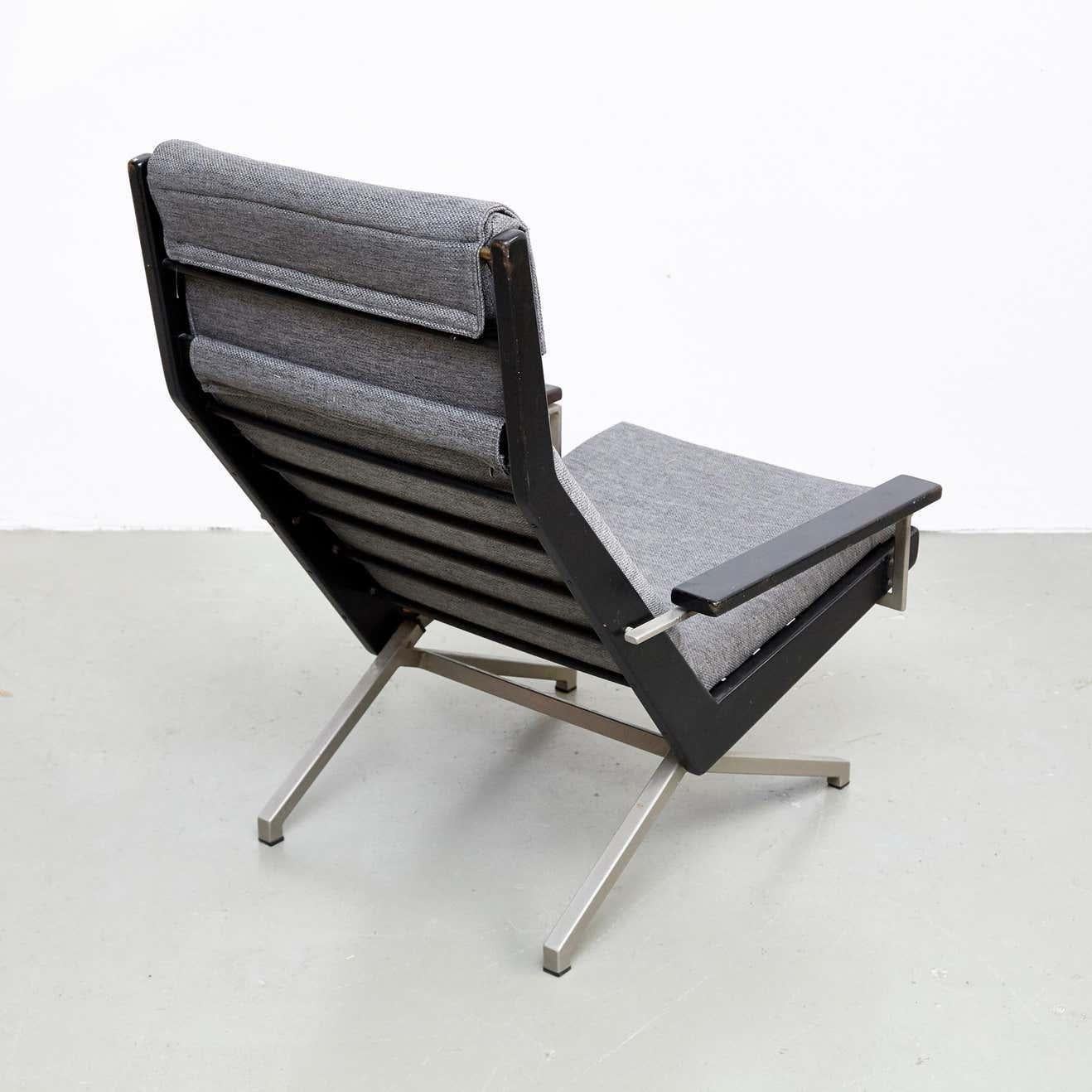 Mid-20th Century Rare Hand Signed Rob Parry Easy Chair for Gelderland Netherlands, circa 1960 For Sale