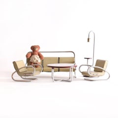 Rare Handmade Halabala Model Toy Set by Jindrich Halabala for Up Zavody, 1930s