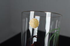 Rare Handpainted Villeroy & Boch Glass, 1920s, France, 15 cm