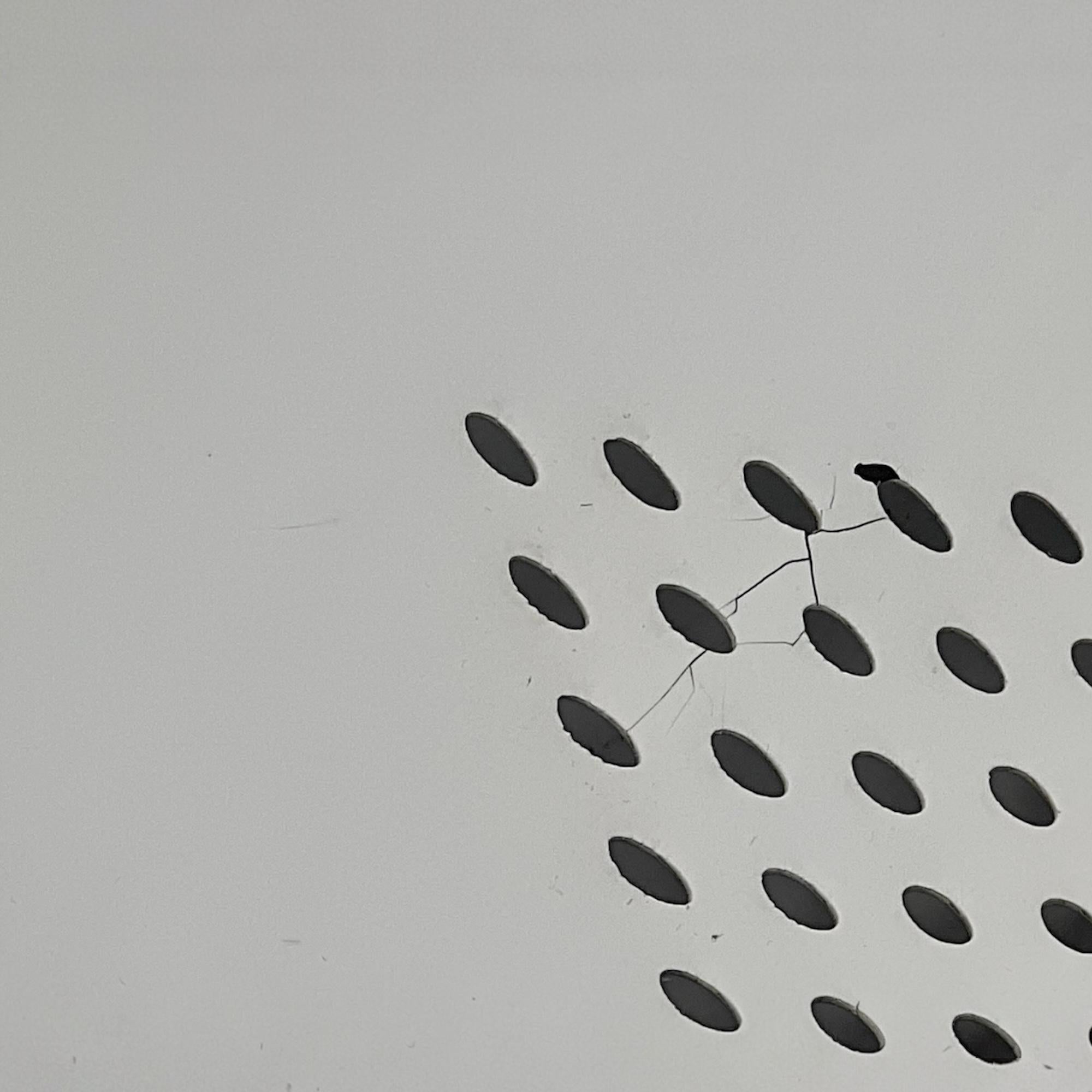 Rare Hanging Lamp Made in Italy by Piuluce Vicenza - Minimalistic 1980s Design in vendita 3