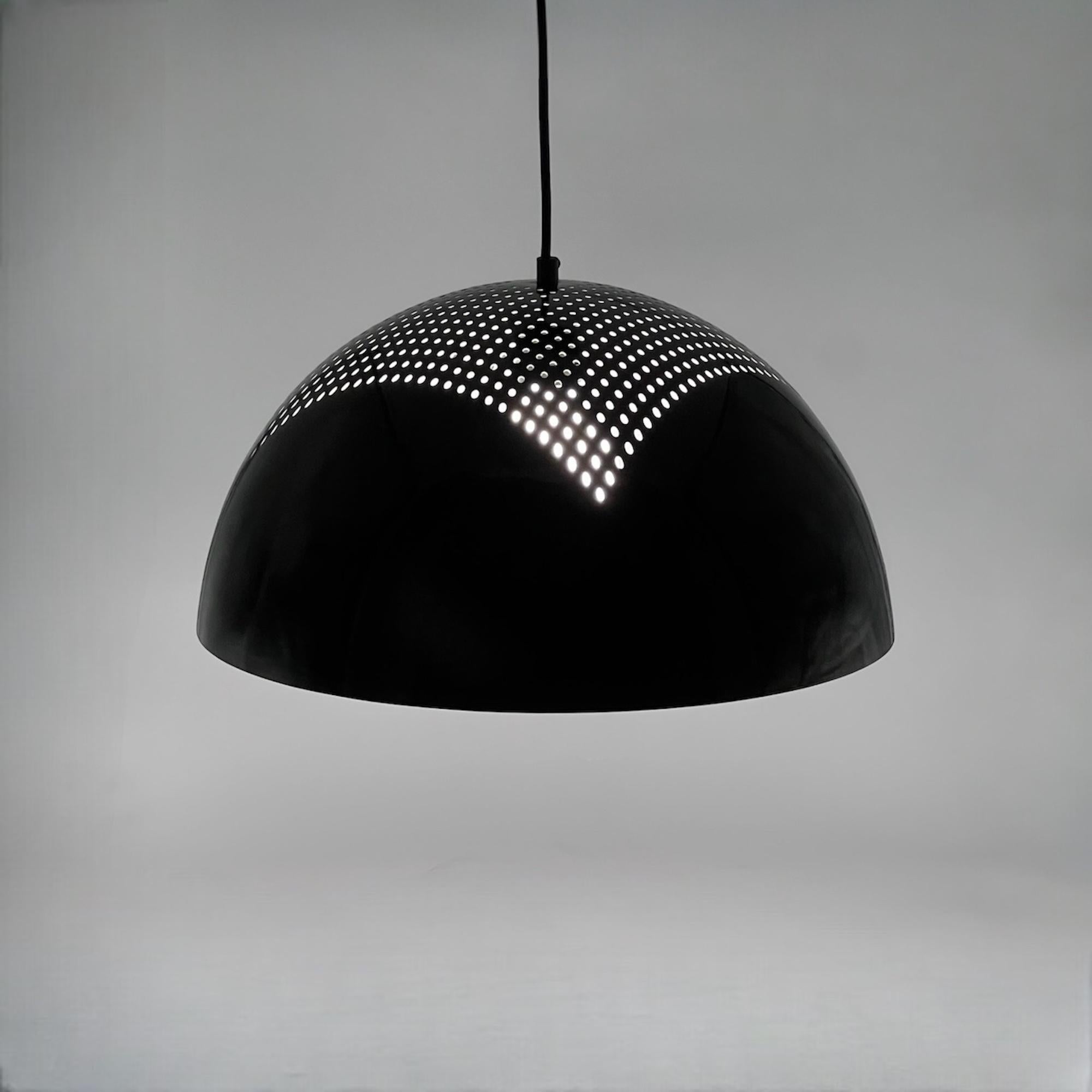 Late 20th Century Rare Hanging Lamp Made in Italy by Piuluce Vicenza - Minimalistic 1980s Design in vendita