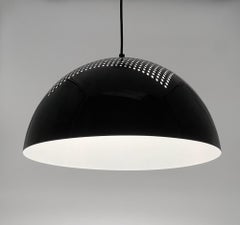 Rare lampe suspendue fabriquée en Italie par Piuluce Vicenza, design minimaliste des années 1980 
