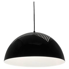 Rare lampe suspendue fabriquée en Italie par Piuluce Vicenza - Design minimaliste des années 1980