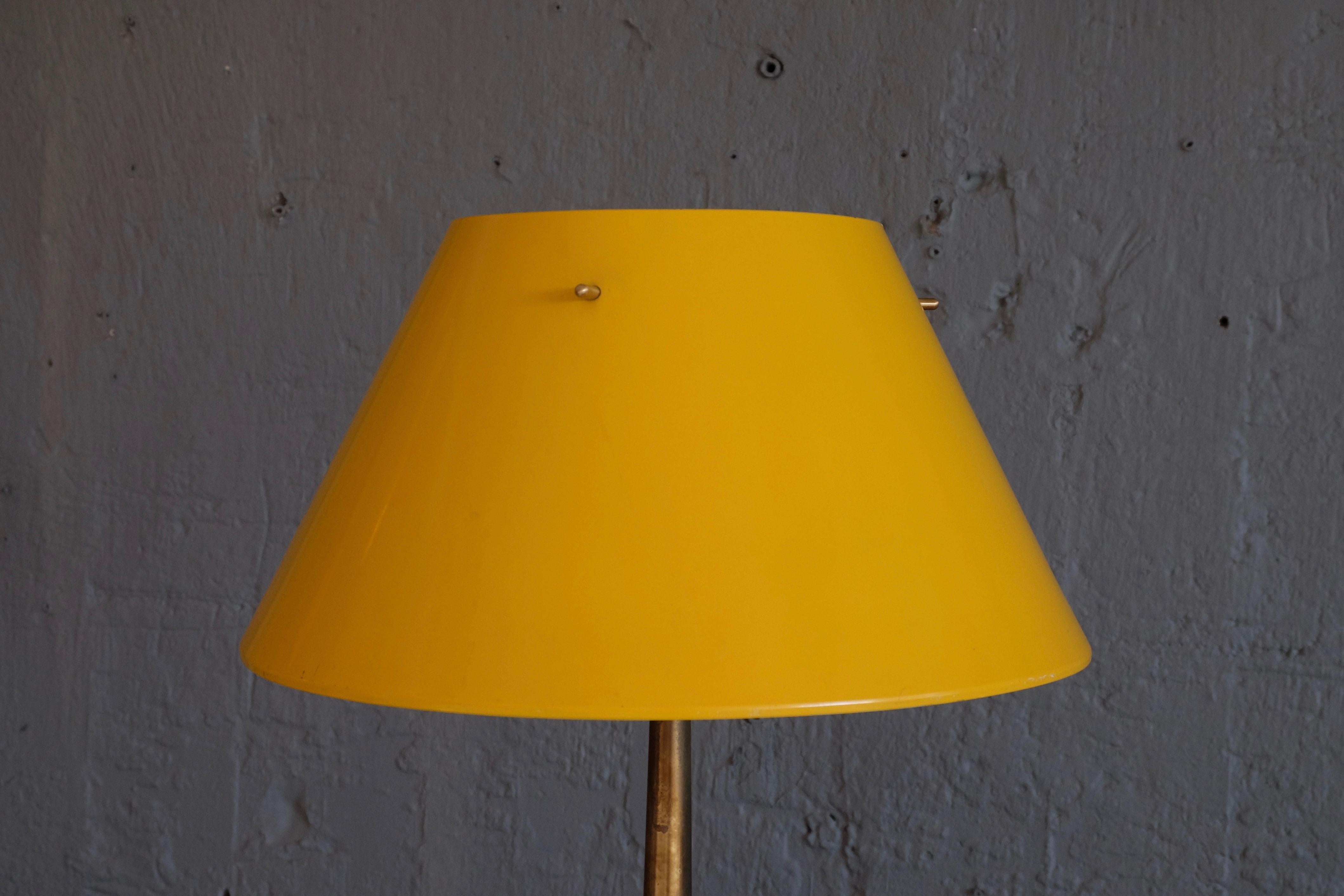 Rare Hans-Agne Jakobsson Brass Table Lamp B-105, 1960s 1
