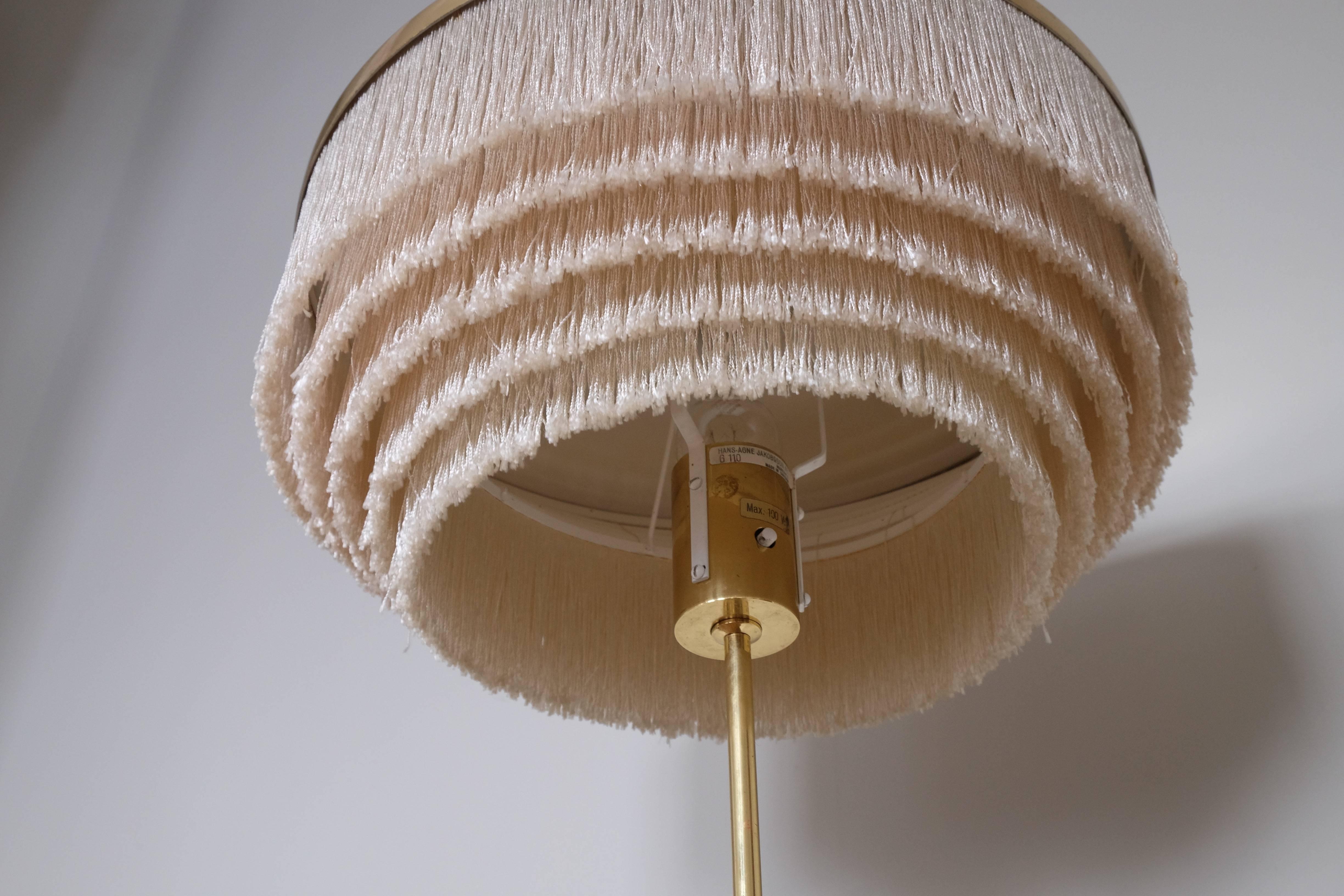 Swedish Rare Hans-Agne Jakobsson Floor Lamp Model G-110, 1960s