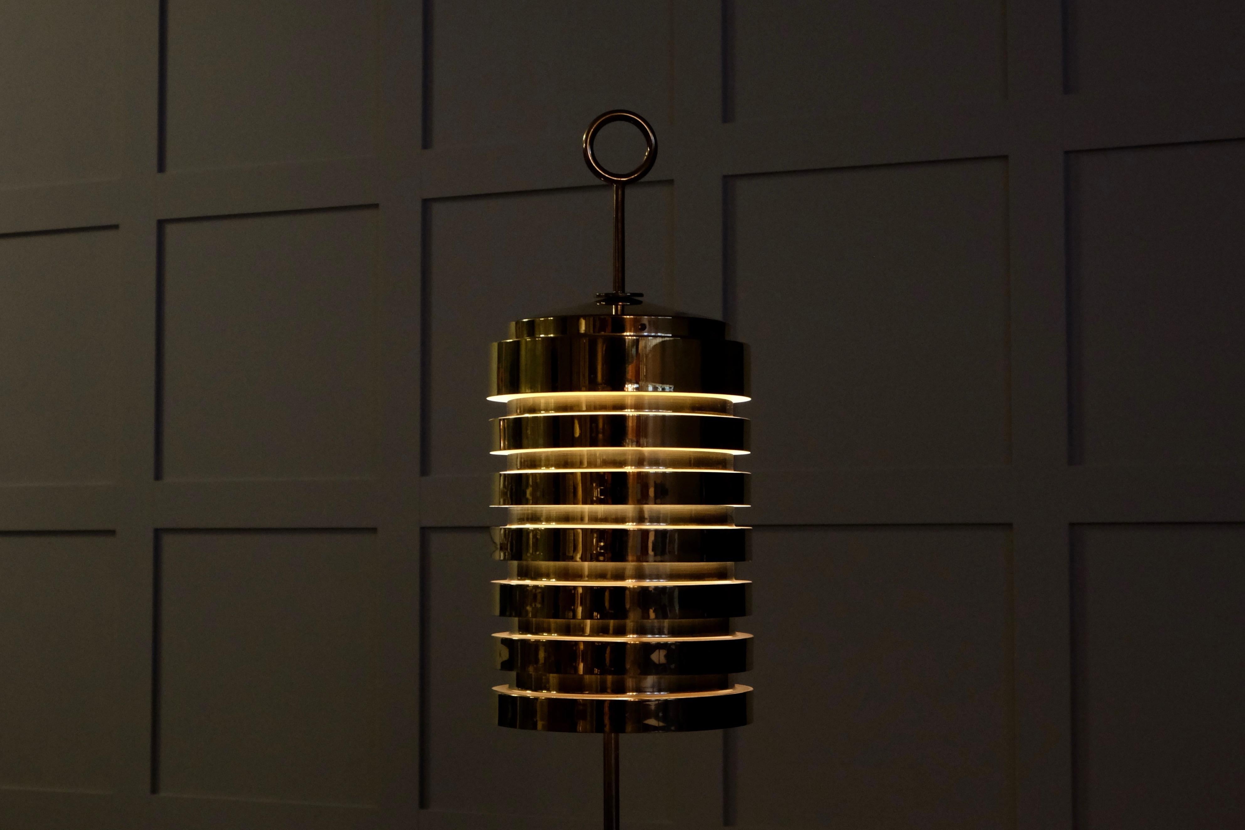 Brass Rare Hans-Agne Jakobsson Floor Lamp Model 