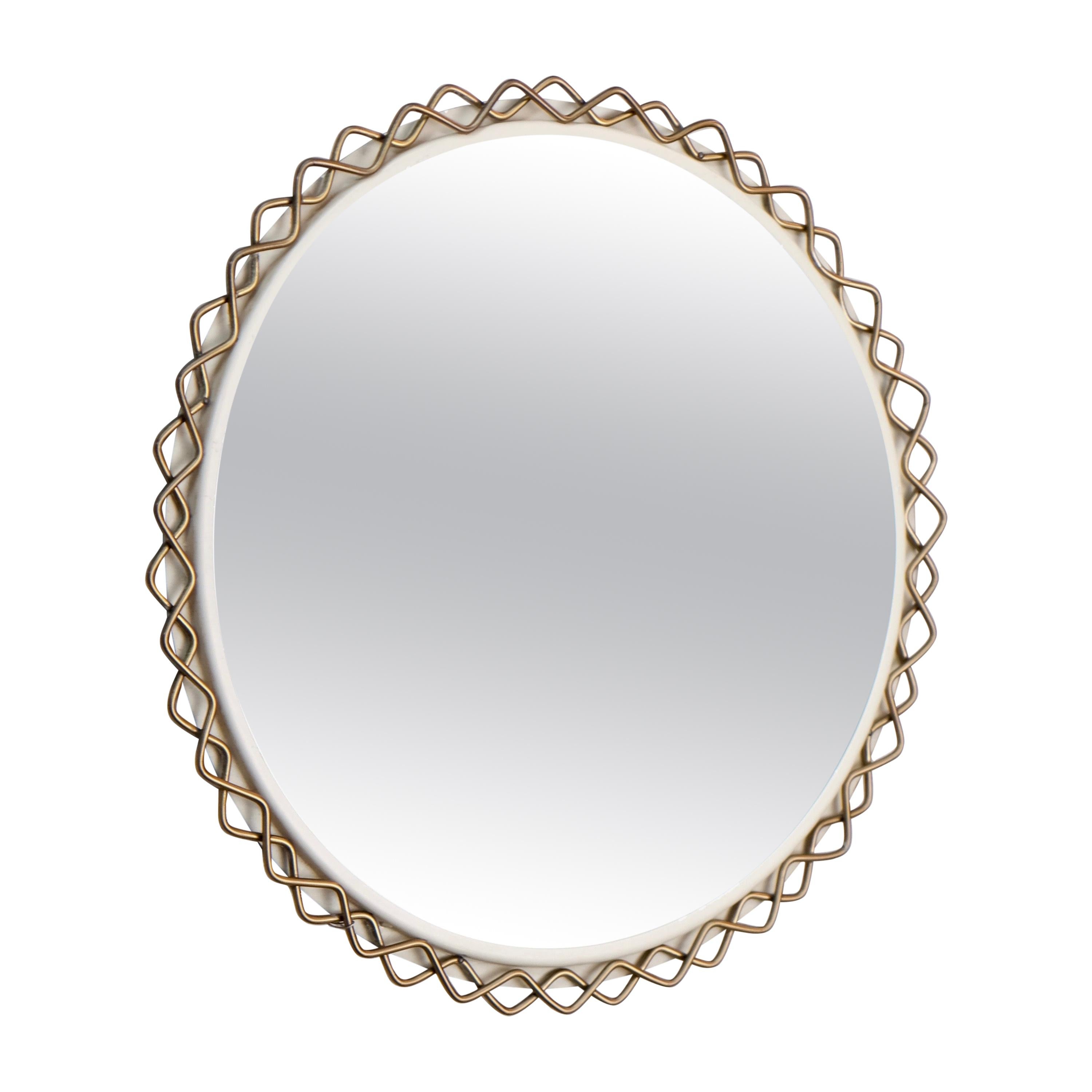 Rare Hans-Agne Jakobsson Mirror, Sweden, 1950s For Sale