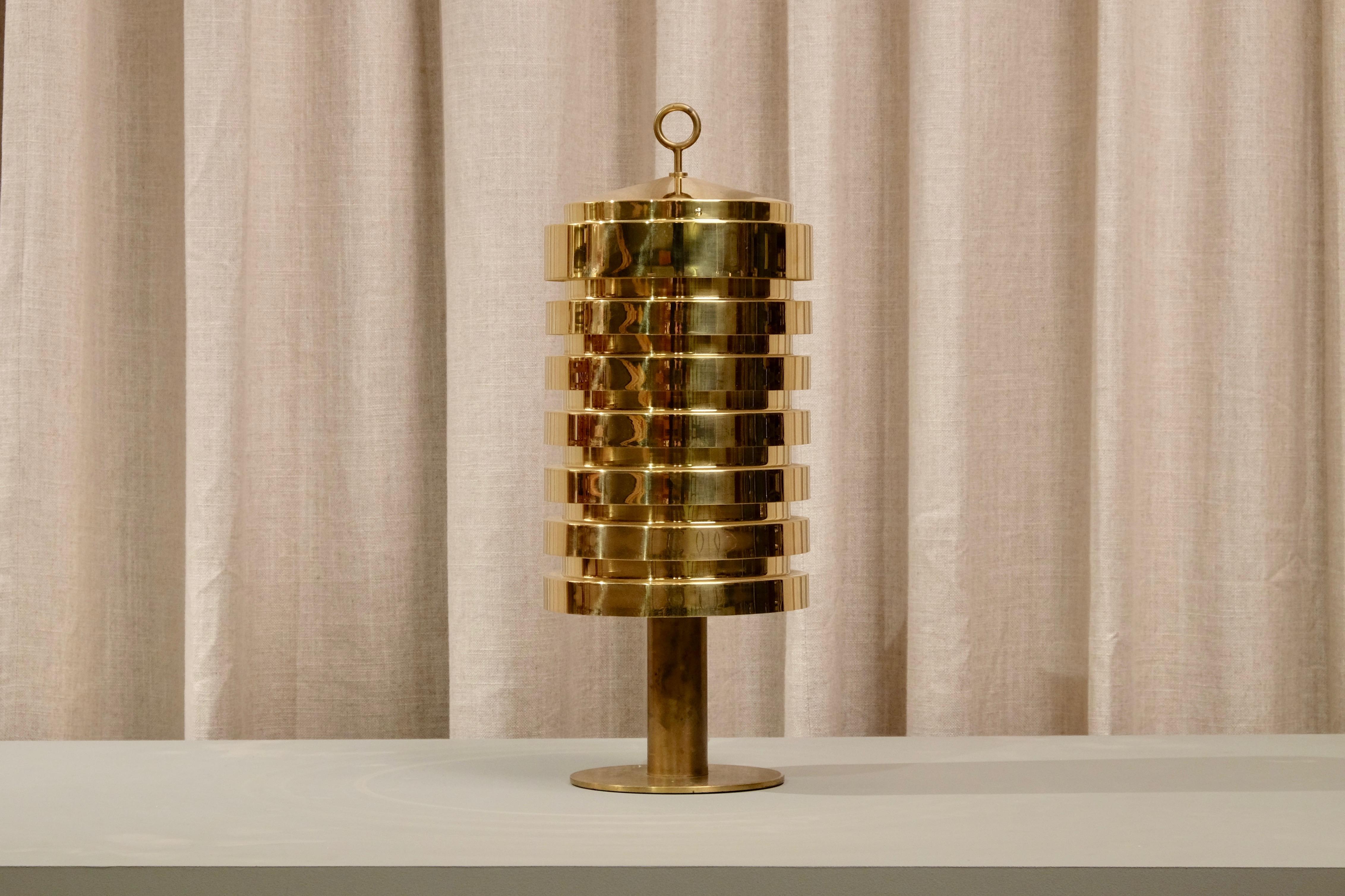 Brass Rare Hans-Agne Jakobsson Table Lamp Model B-99, 1960s For Sale