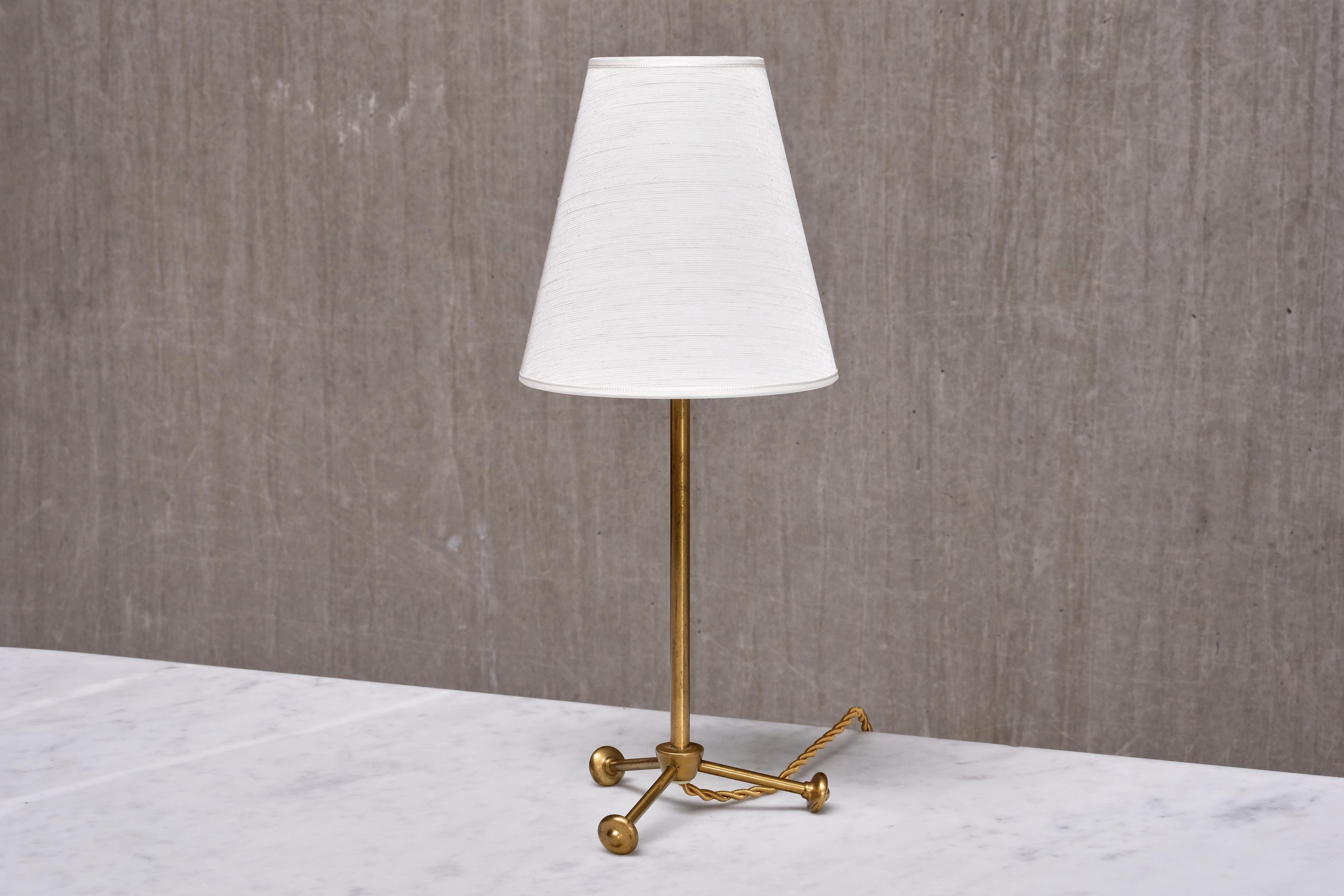 Rare lampe de table Hans Brass, Model No 732, Ateljé Lyktan, Suède, années 1940 en vente 3