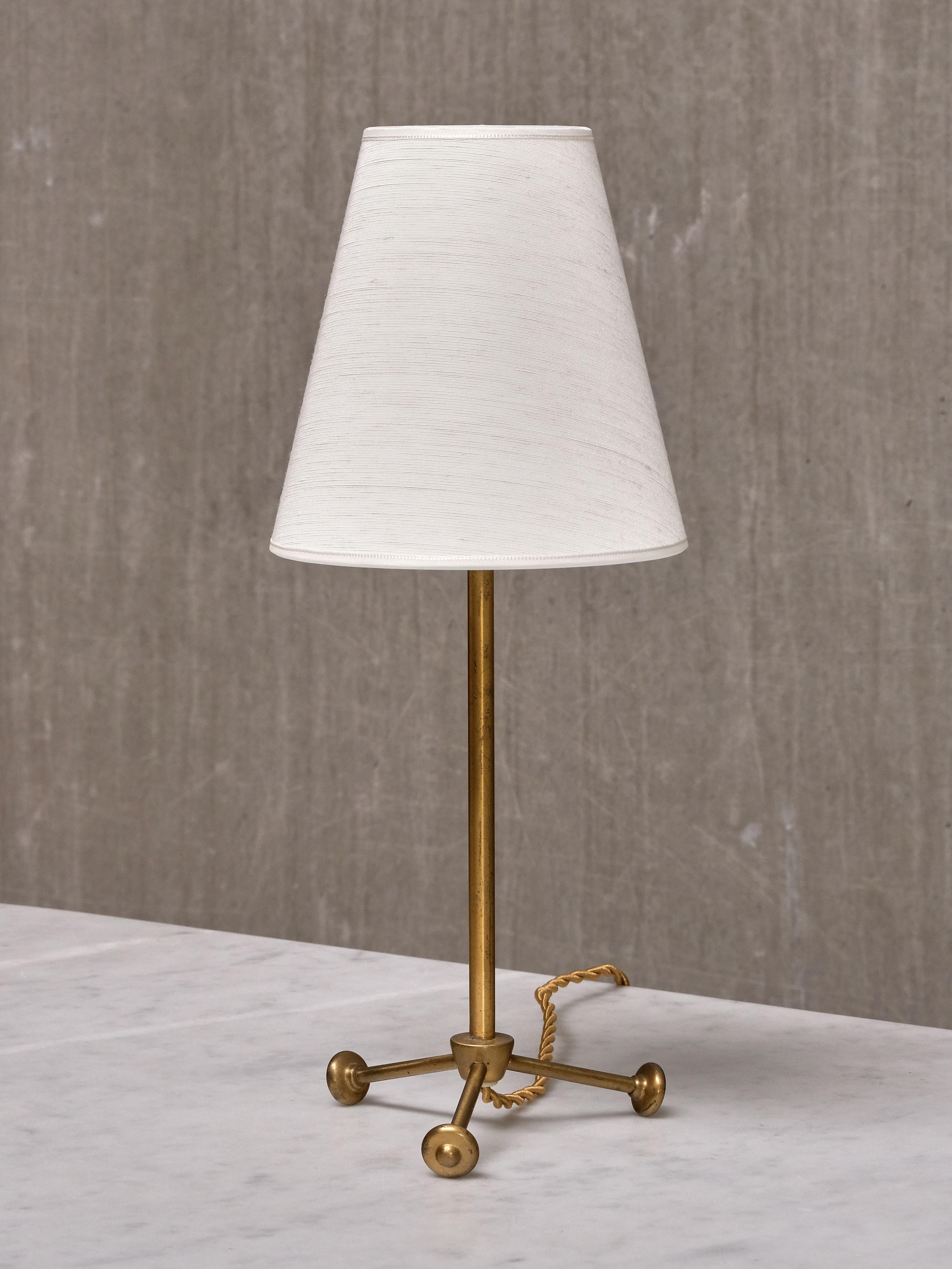 Rare lampe de table Hans Brass, Model No 732, Ateljé Lyktan, Suède, années 1940 en vente 5