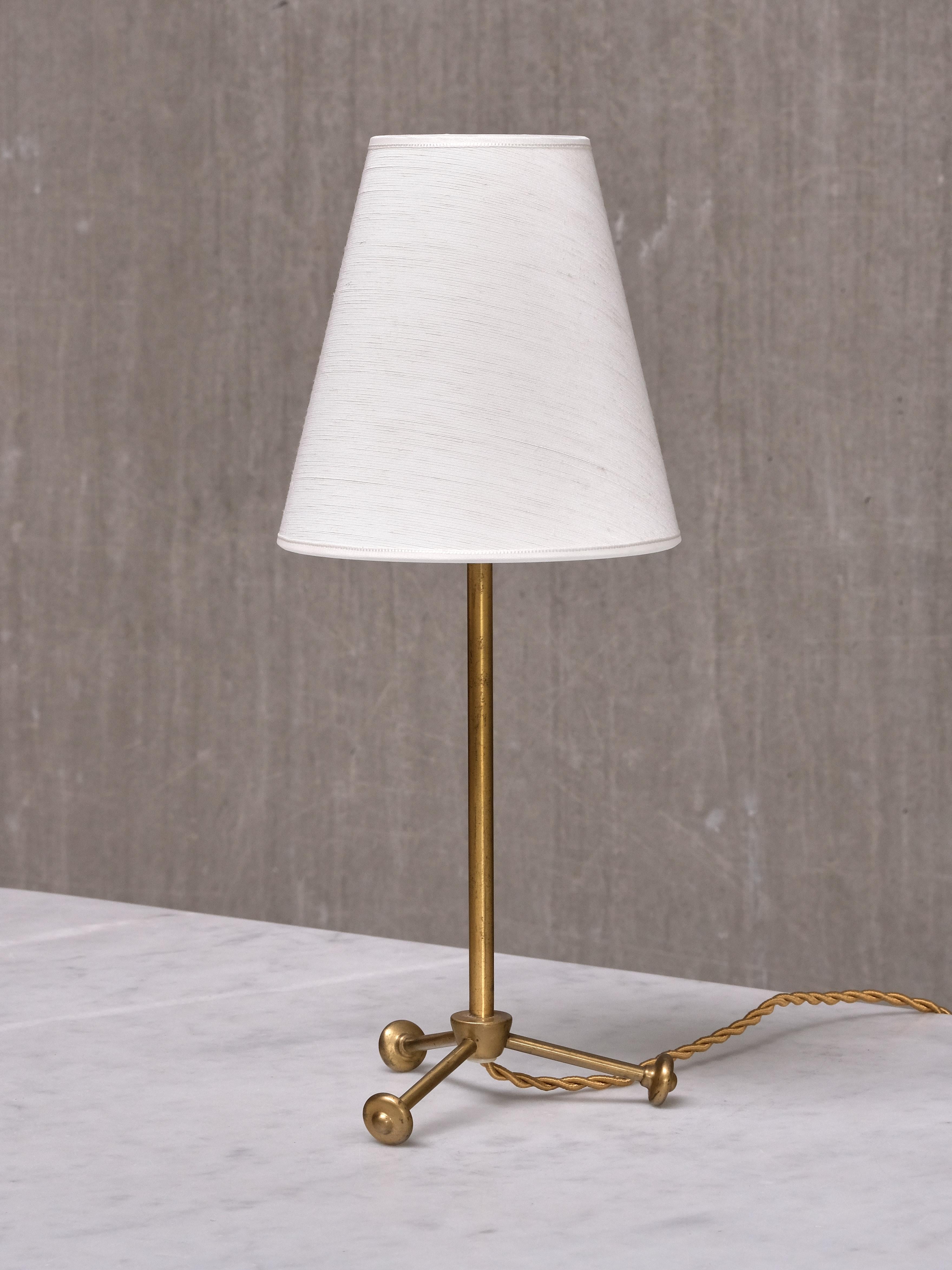 Suédois Rare lampe de table Hans Brass, Model No 732, Ateljé Lyktan, Suède, années 1940 en vente
