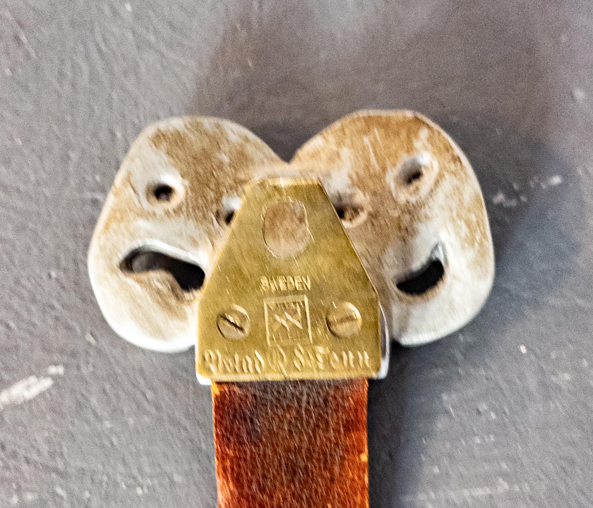 XIXe siècle Rare miroir de Hans Bergström - Ystad-Metall, 1932 en vente