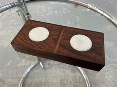 Rare Hans Hansen Double Box in Rosewood with Sterling Silver Inlay