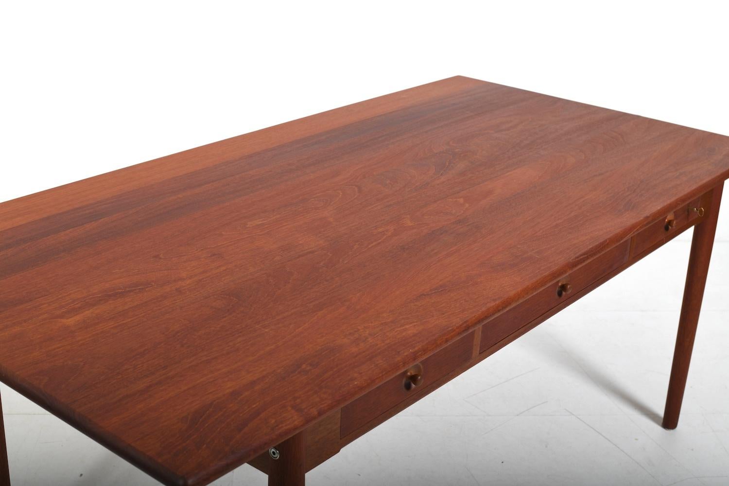 Rare Hans J. Wegner PP-312 Teak Desk 1960s. For Sale 1
