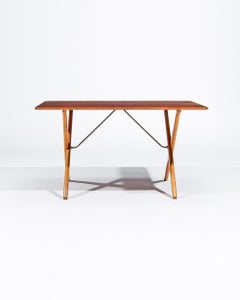 Rare Hans Wegner Coffee Table in Teak & Oak for Andreas Tuck X Frame, Danish 195