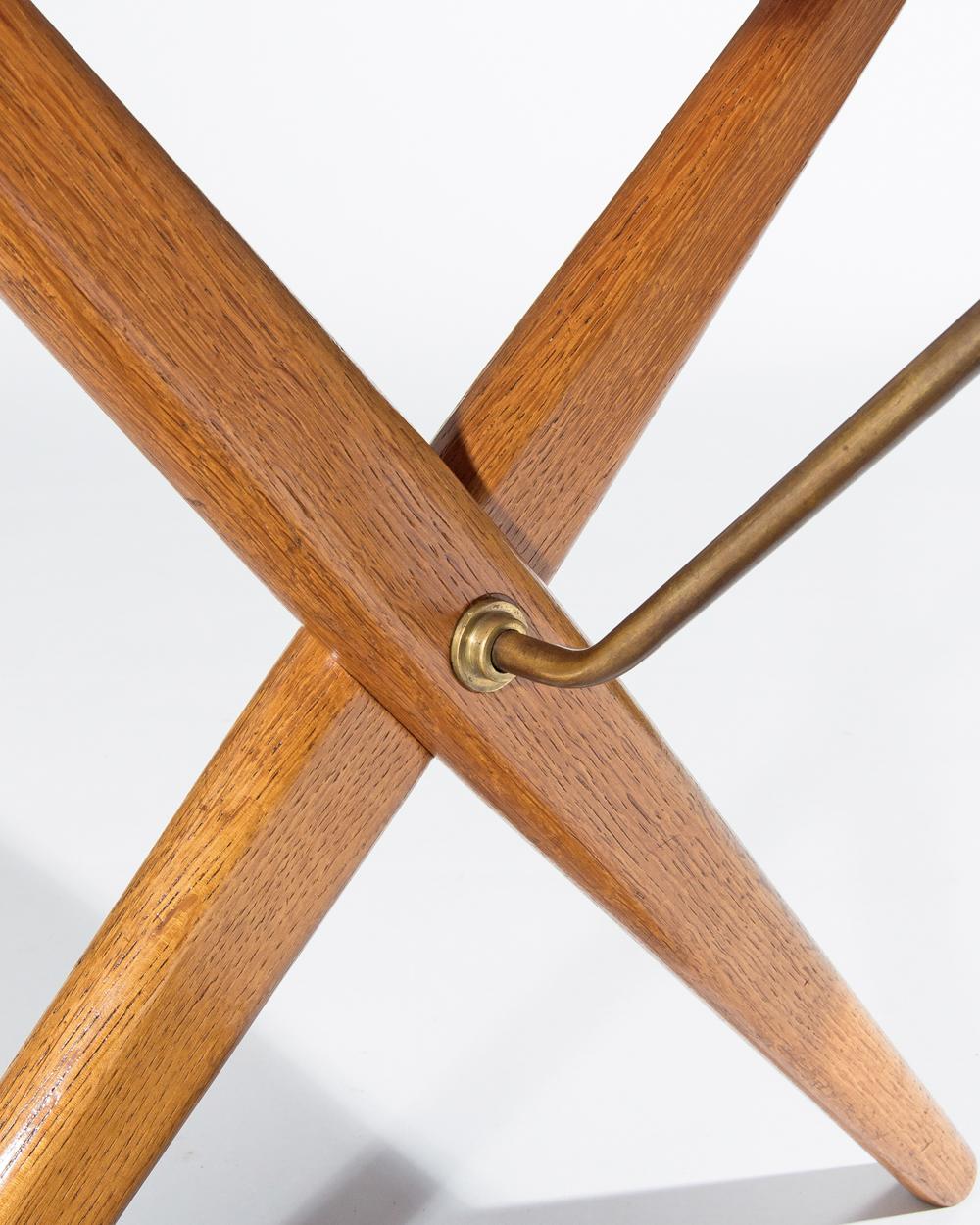 Rare Hans Wegner Coffee Table in Teak & Oak for Andreas Tuck X Frame, Danish 195 For Sale 1
