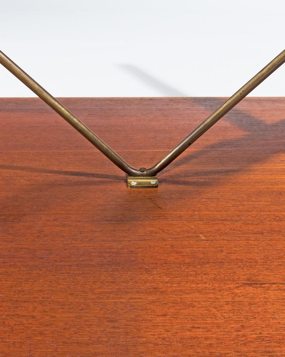 Rare Hans Wegner Coffee Table in Teak & Oak for Andreas Tuck X Frame, Danish 195 For Sale 2