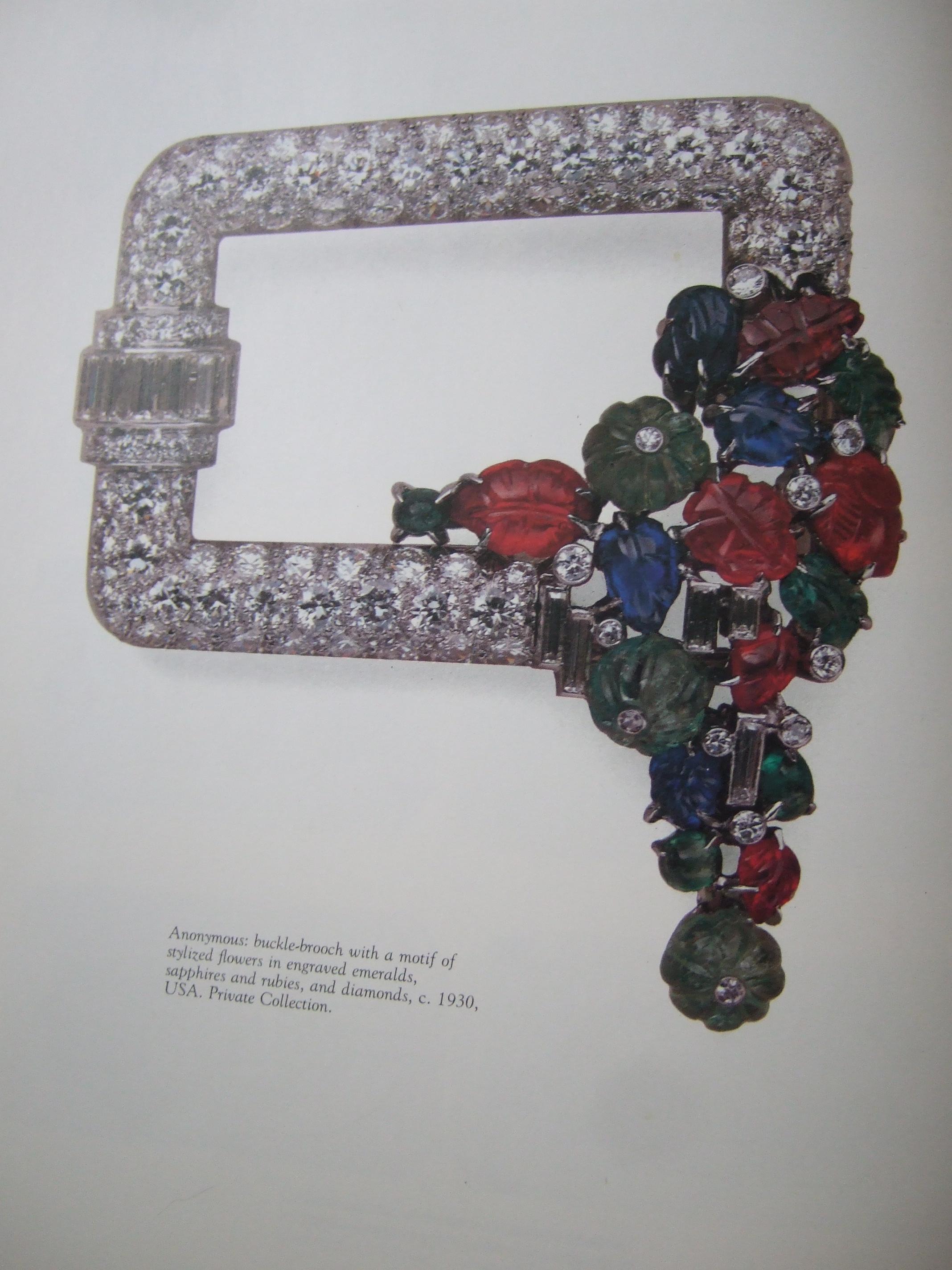 Rare Hard Cover Art Deco Jewelry Book from Rizzoli by Sylvie Raulet c 1984  For Sale 8