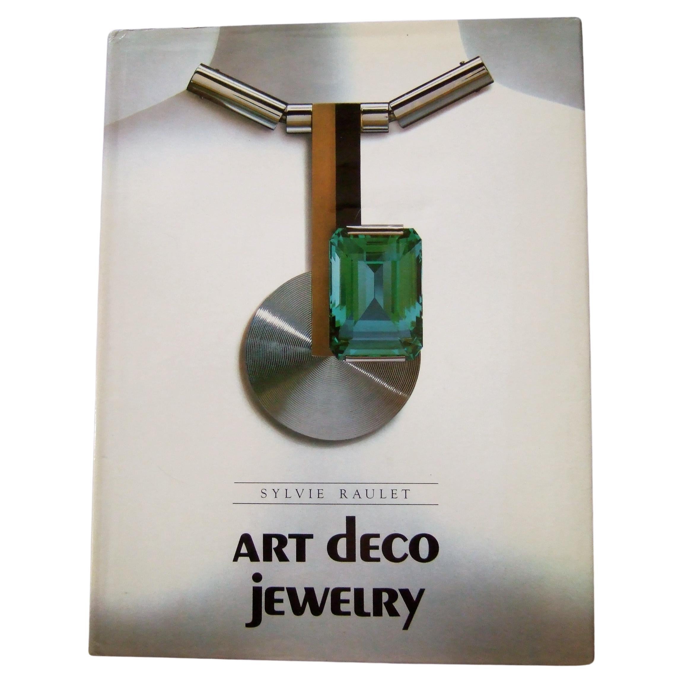 Rare Hard Cover Art Deco Jewelry Book from Rizzoli by Sylvie Raulet c 1984 