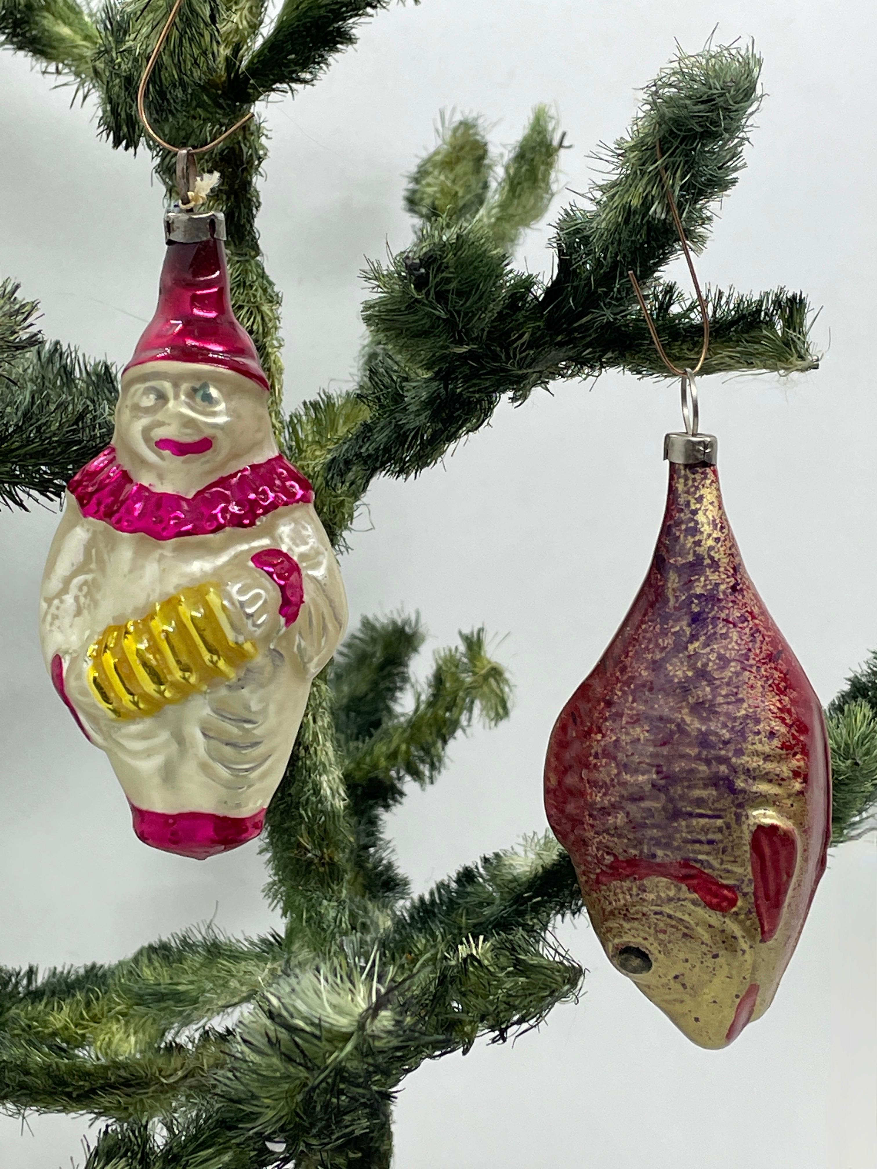 vintage fish christmas ornaments