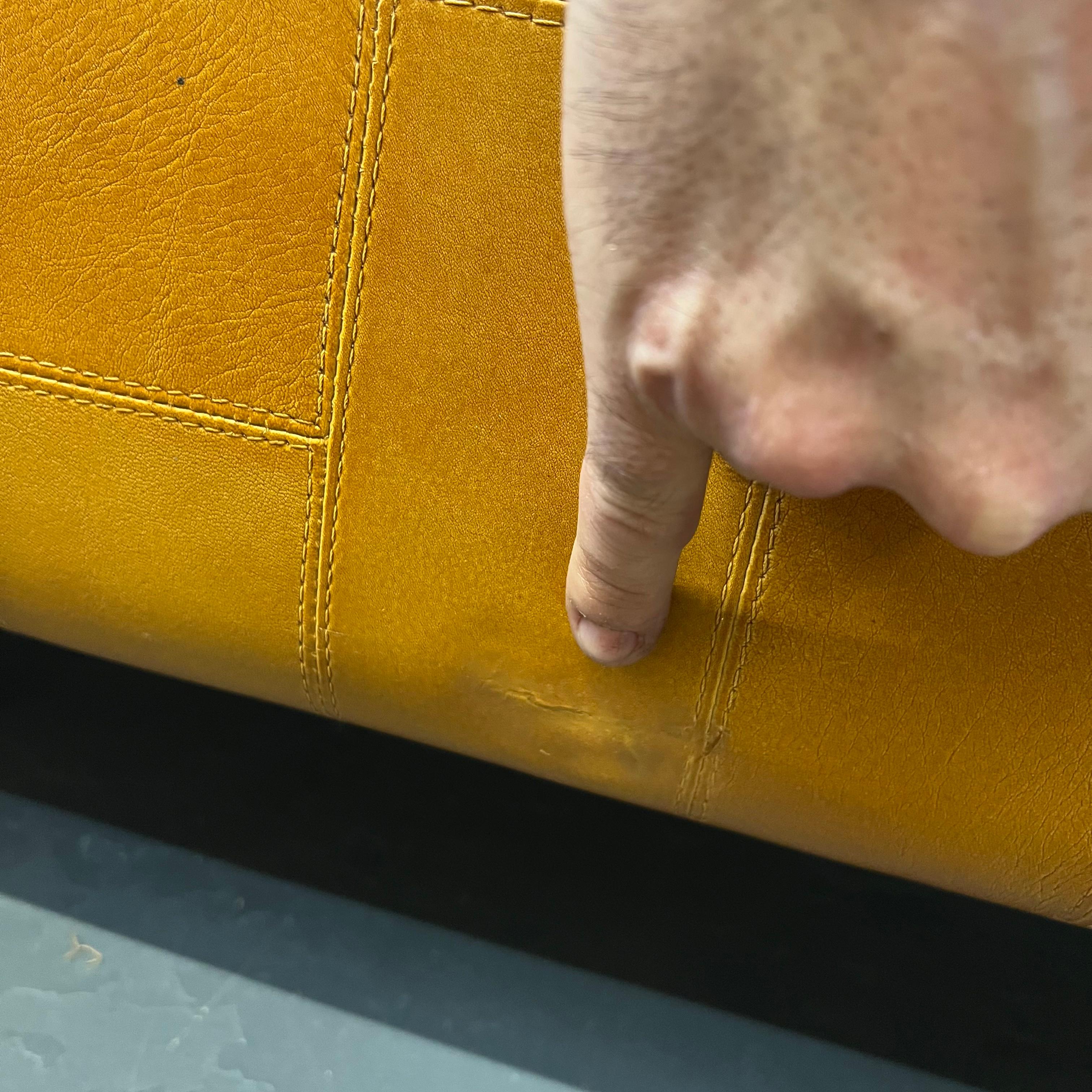 Rare canapé sectionnel en cuir patchwork Harvey Probber Bon état - En vente à Asheville, NC