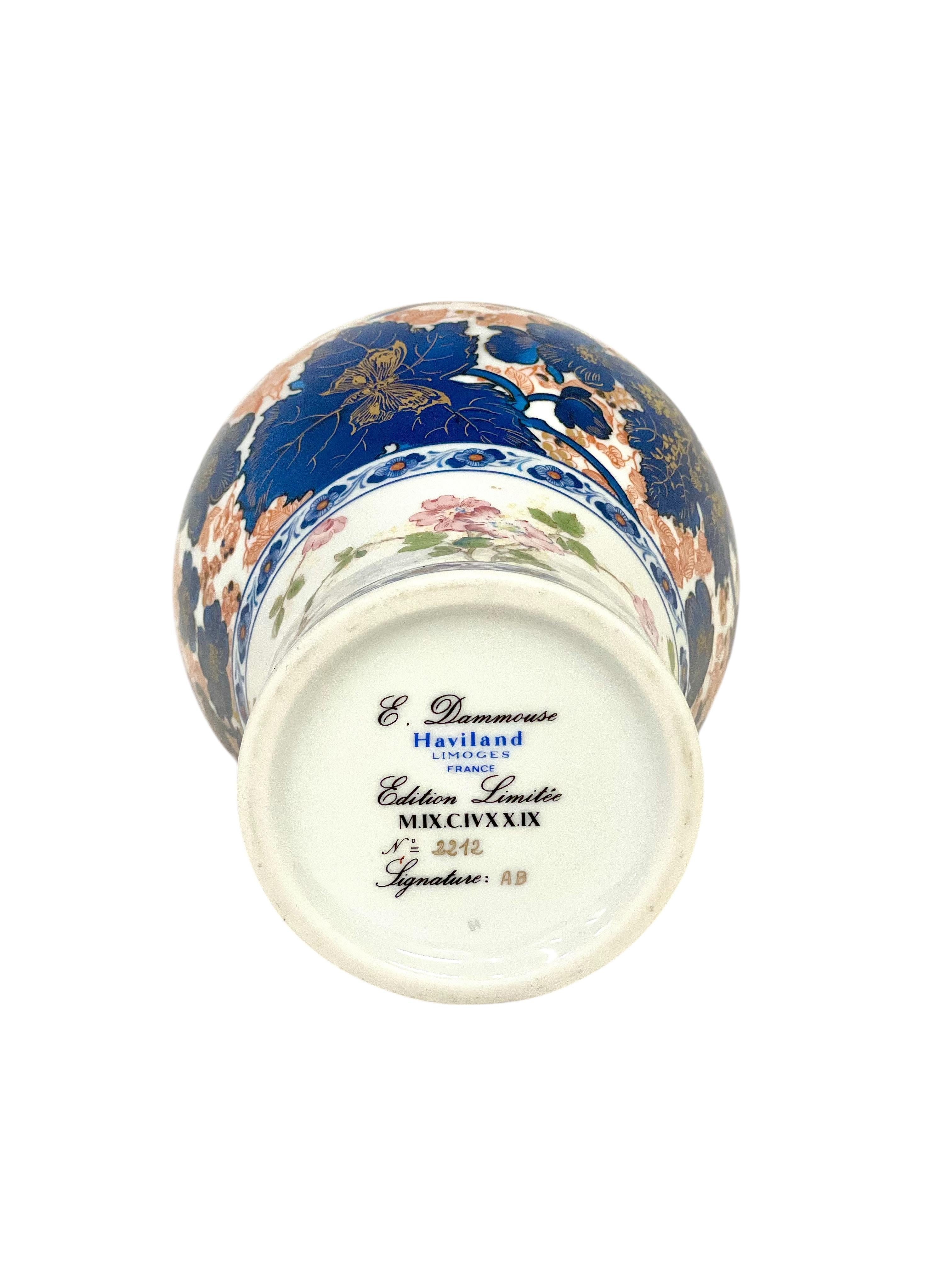 Raro vaso Haviland Limoges. Edizione limitata N°2212 in vendita 1