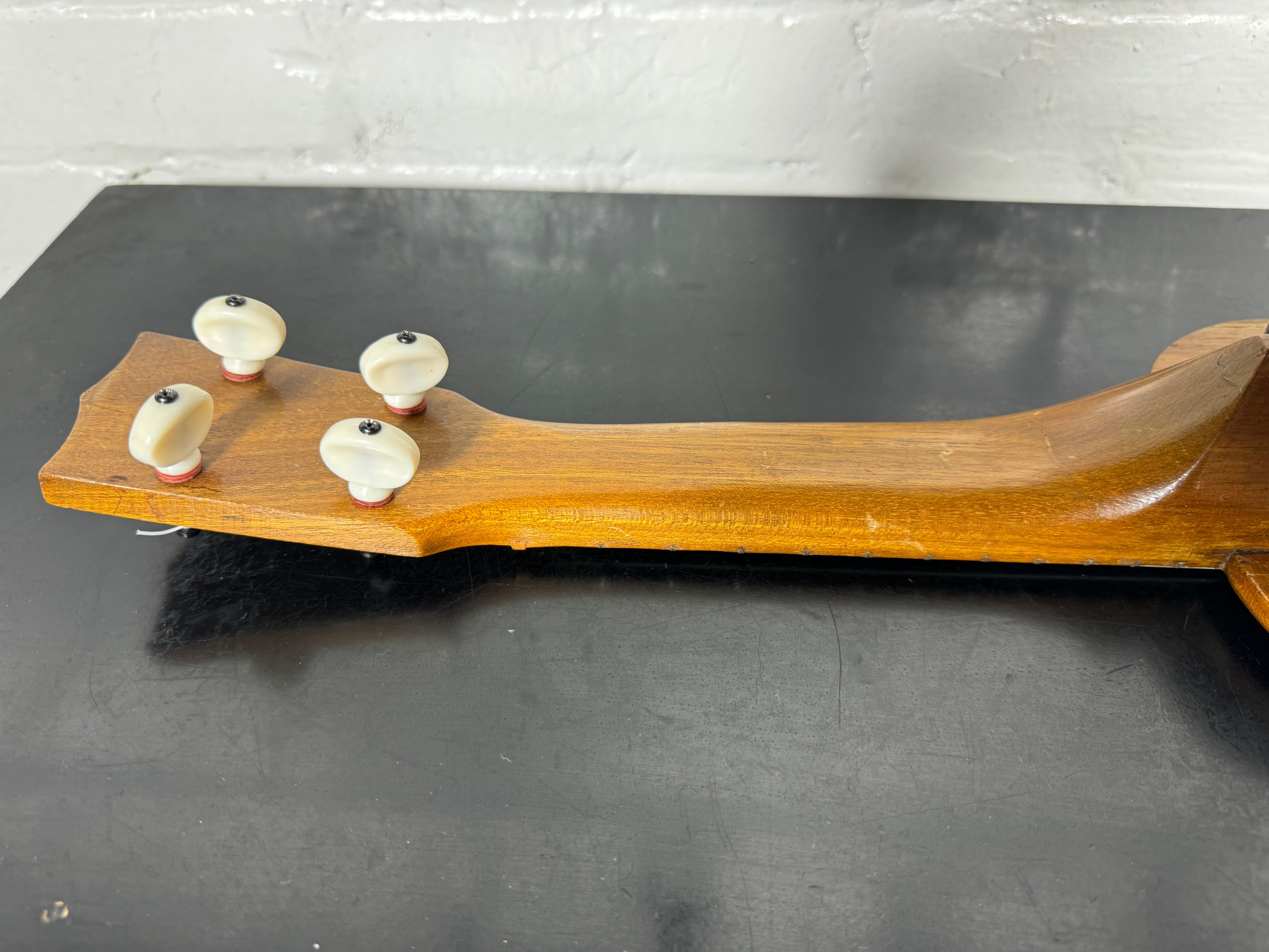 Mid-20th Century Rare Hawaiian Ukulele made by Coconut Uke Inc. Very Unusual  amazing tone/sound