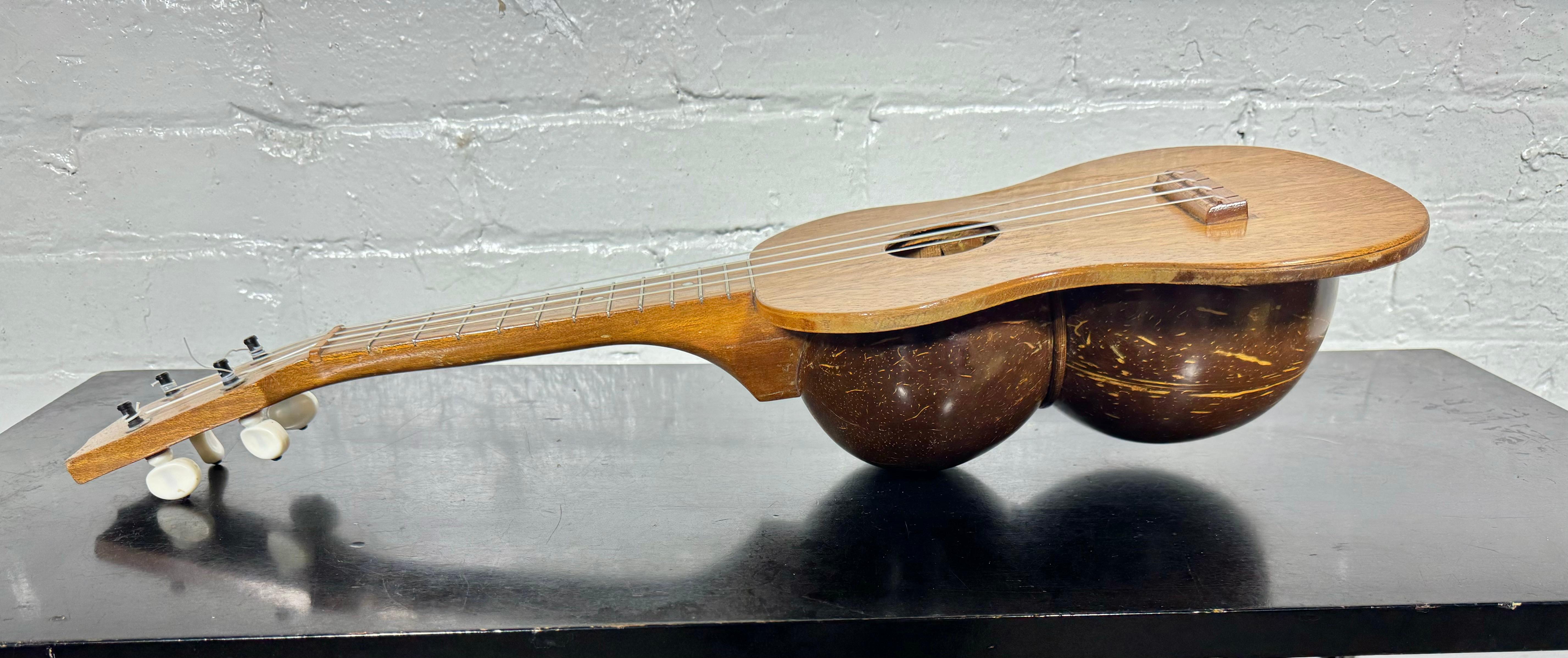 Rare Hawaiian Ukulele made by Coconut Uke Inc. Very Unusual  amazing tone/sound 2