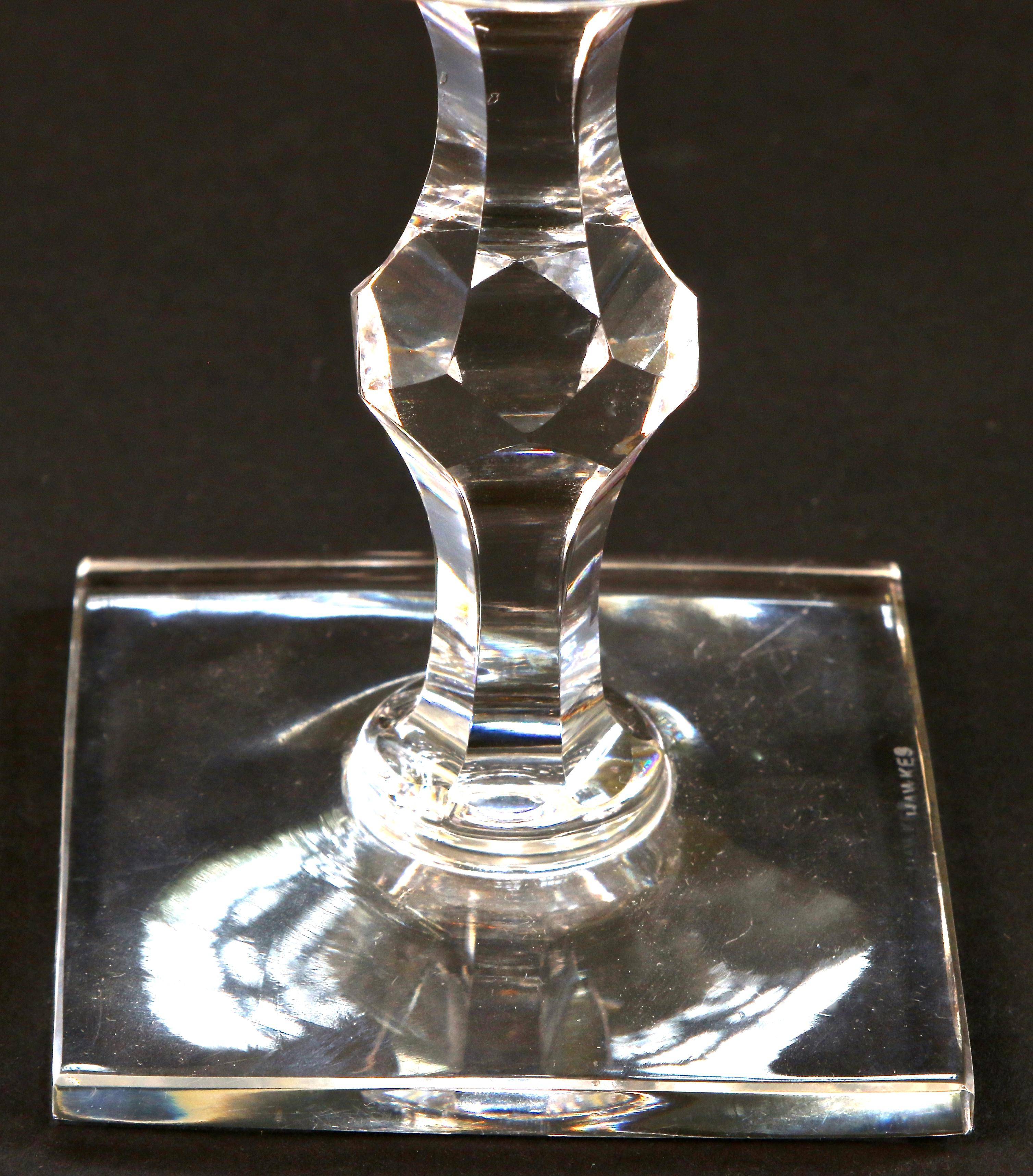 Rare Hawkes Hand-Cut Crystal Service for 12 For Sale 3