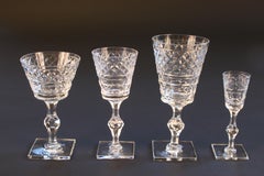 Rare Hawkes Hand-Cut Crystal Service for 12
