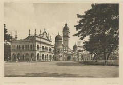 Rare Heliograph of Government Offices in Kuala Lumpur, Malaysia, 1907