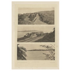 Seltene Heliogravuren von Singapur und Johore, veröffentlicht 1907