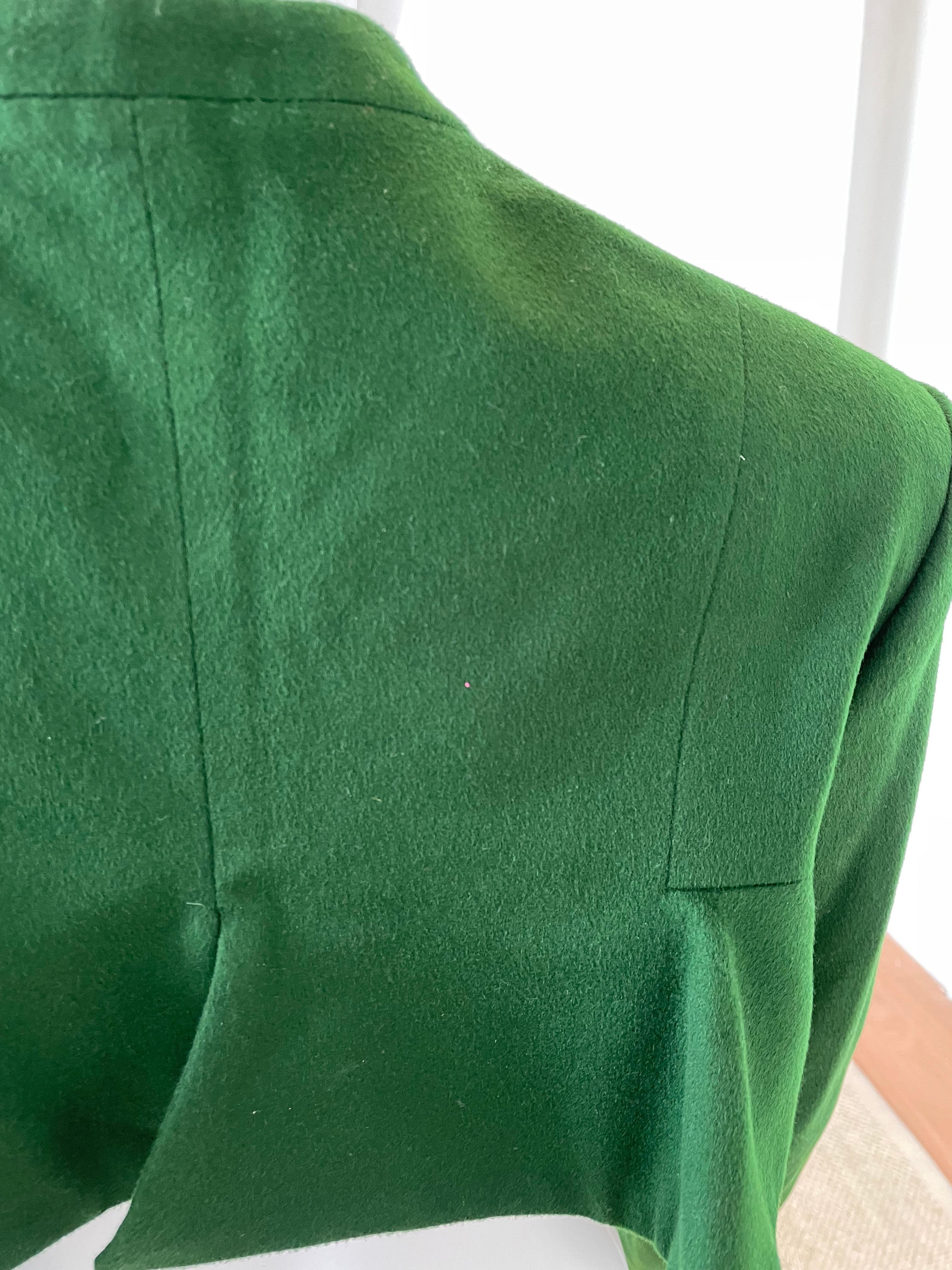 Rare Helmut Lang Collection Calla Green Cropped Jacket 3