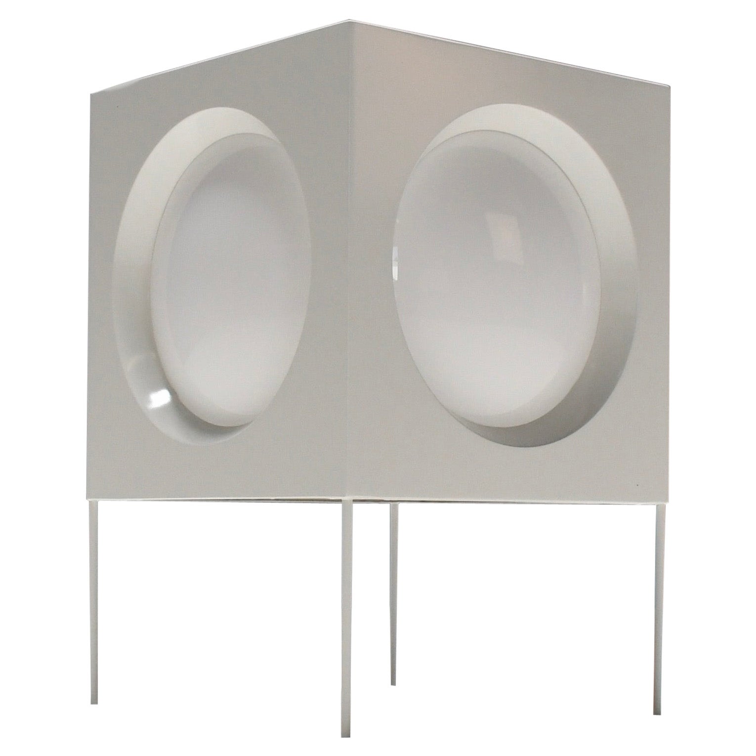 Rare Helvetica Floor Lamp by Carl Moor for BAG Turgi, Switzerland, 1960s
