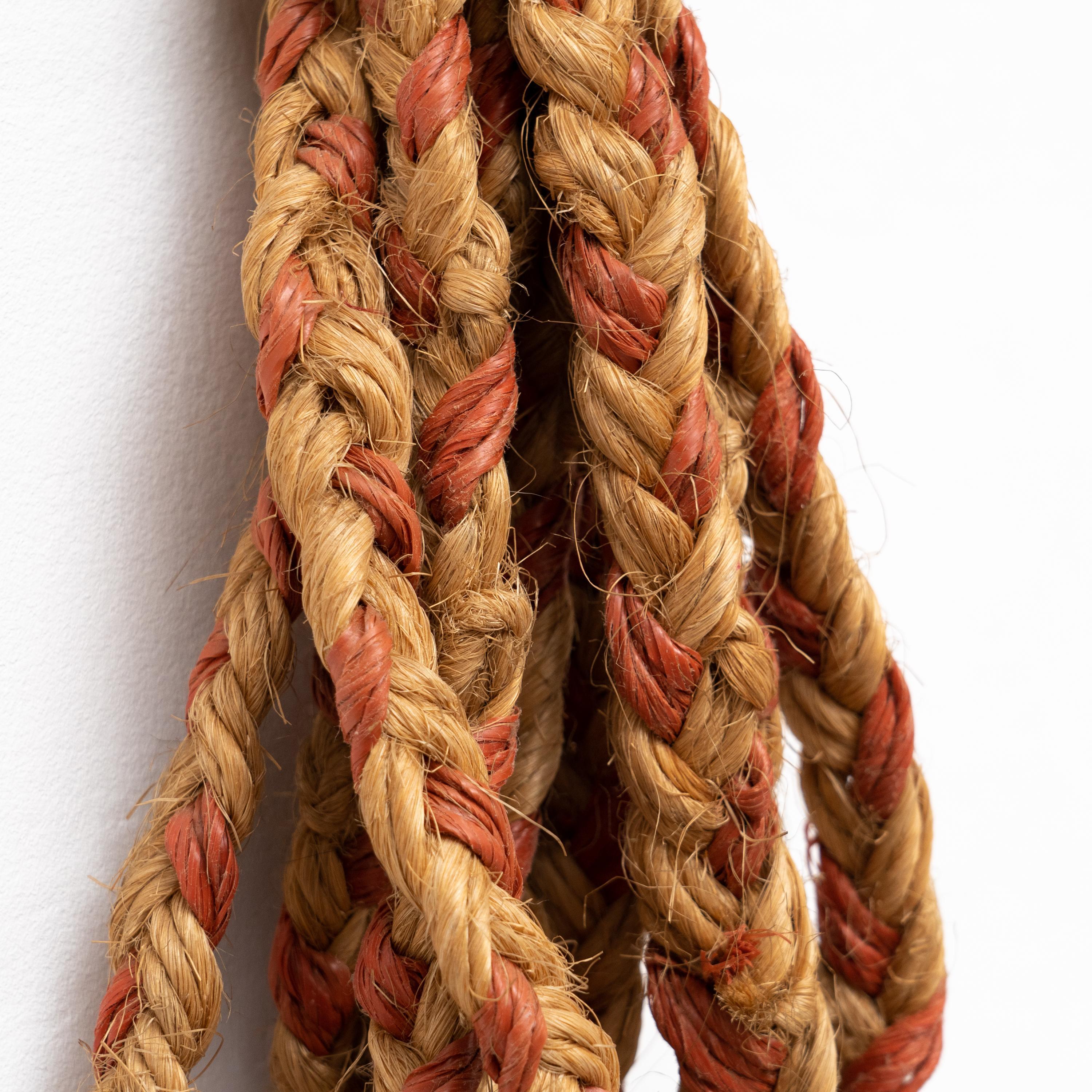 Rare Hemp Rope Artwork, circa 1980 For Sale 3