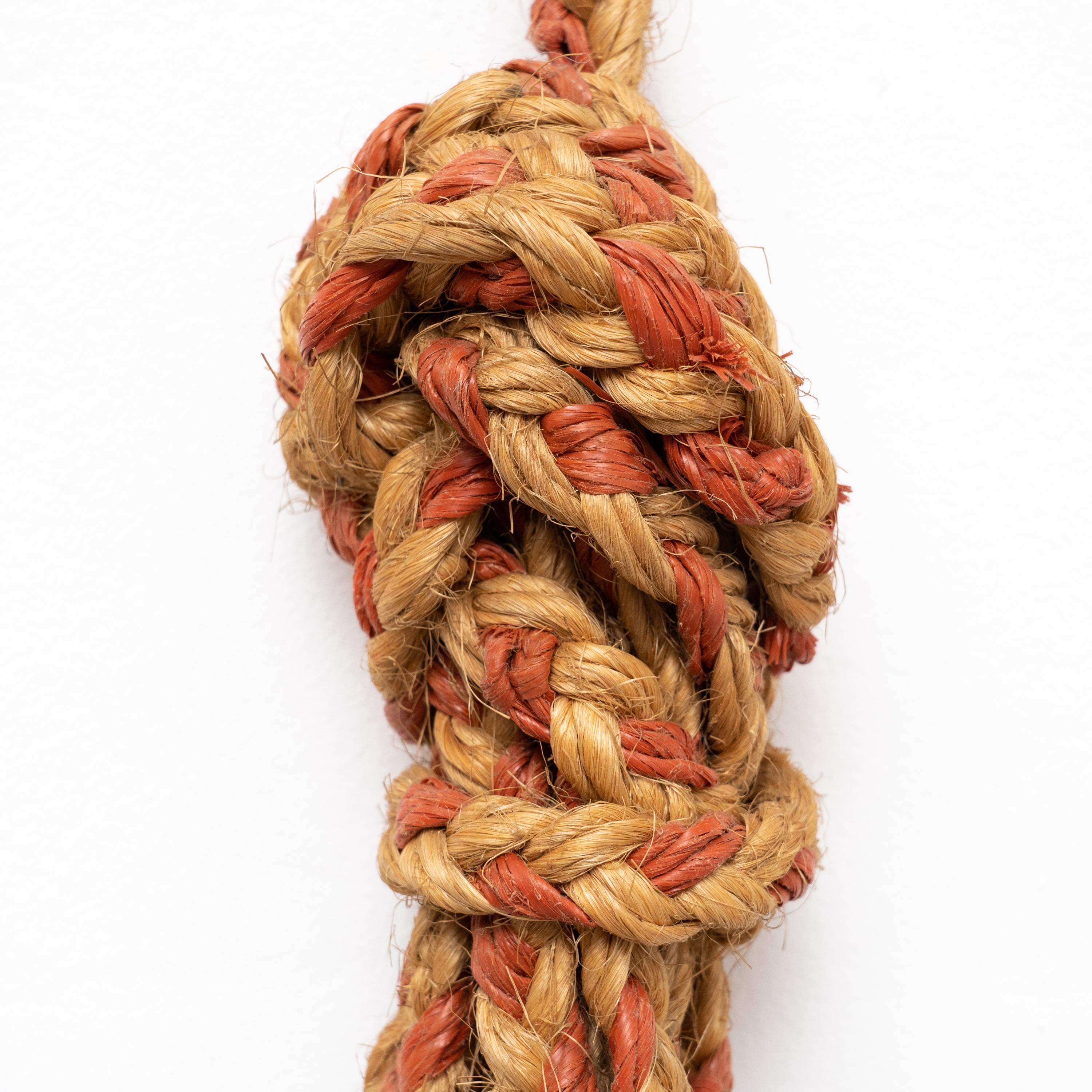 Rare Hemp Rope Artwork, circa 1980 For Sale 4